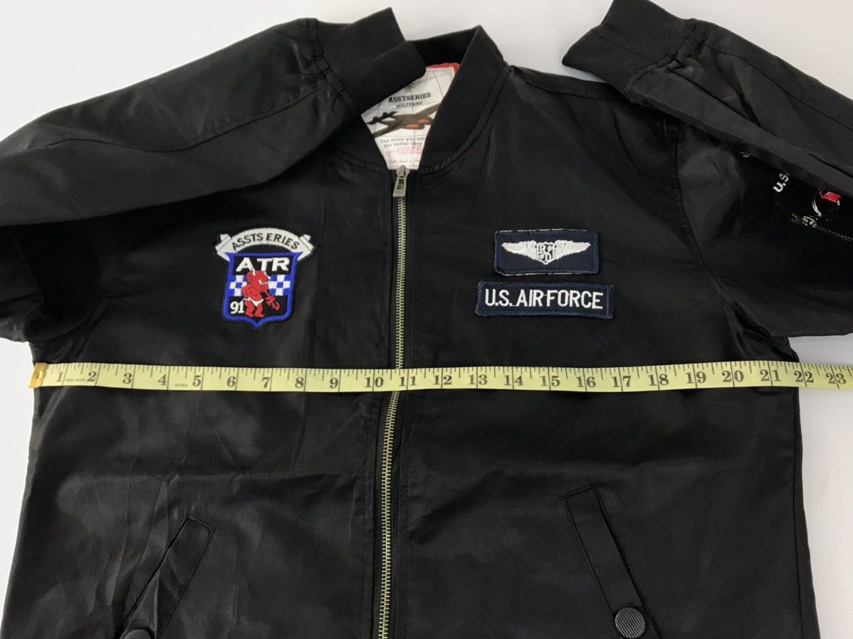 Japanese Brand Asst series Military USAF Grant Heights Base Flight Bomber Size US L / EU 52-54 / 3 - 9 Thumbnail