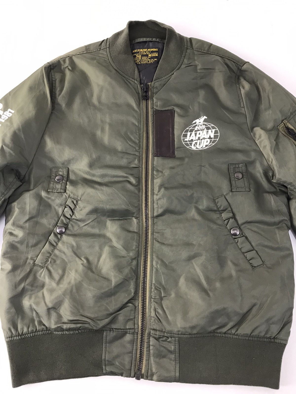 Vintage Japan Cup Tokyo Race MA-1 Bomber Flyer Intermediate Flight Size US M / EU 48-50 / 2 - 3 Thumbnail