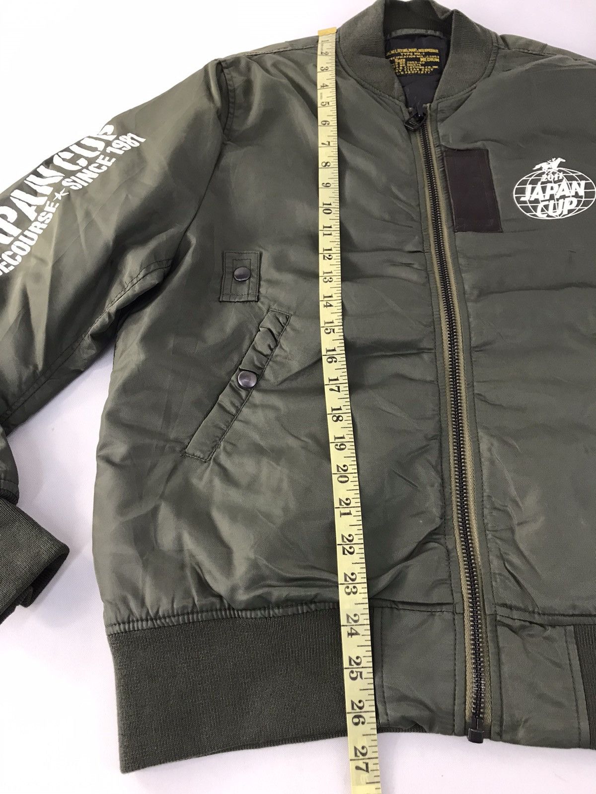 Vintage Japan Cup Tokyo Race MA-1 Bomber Flyer Intermediate Flight Size US M / EU 48-50 / 2 - 12 Thumbnail