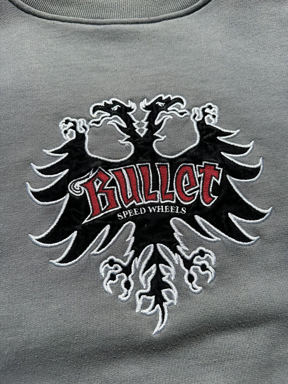 Santa Cruz Skateboards × Vintage Vintage 90s Santa Cruz Bullet Speed Wheels Sweatshirt Size US M / EU 48-50 / 2 - 4 Thumbnail