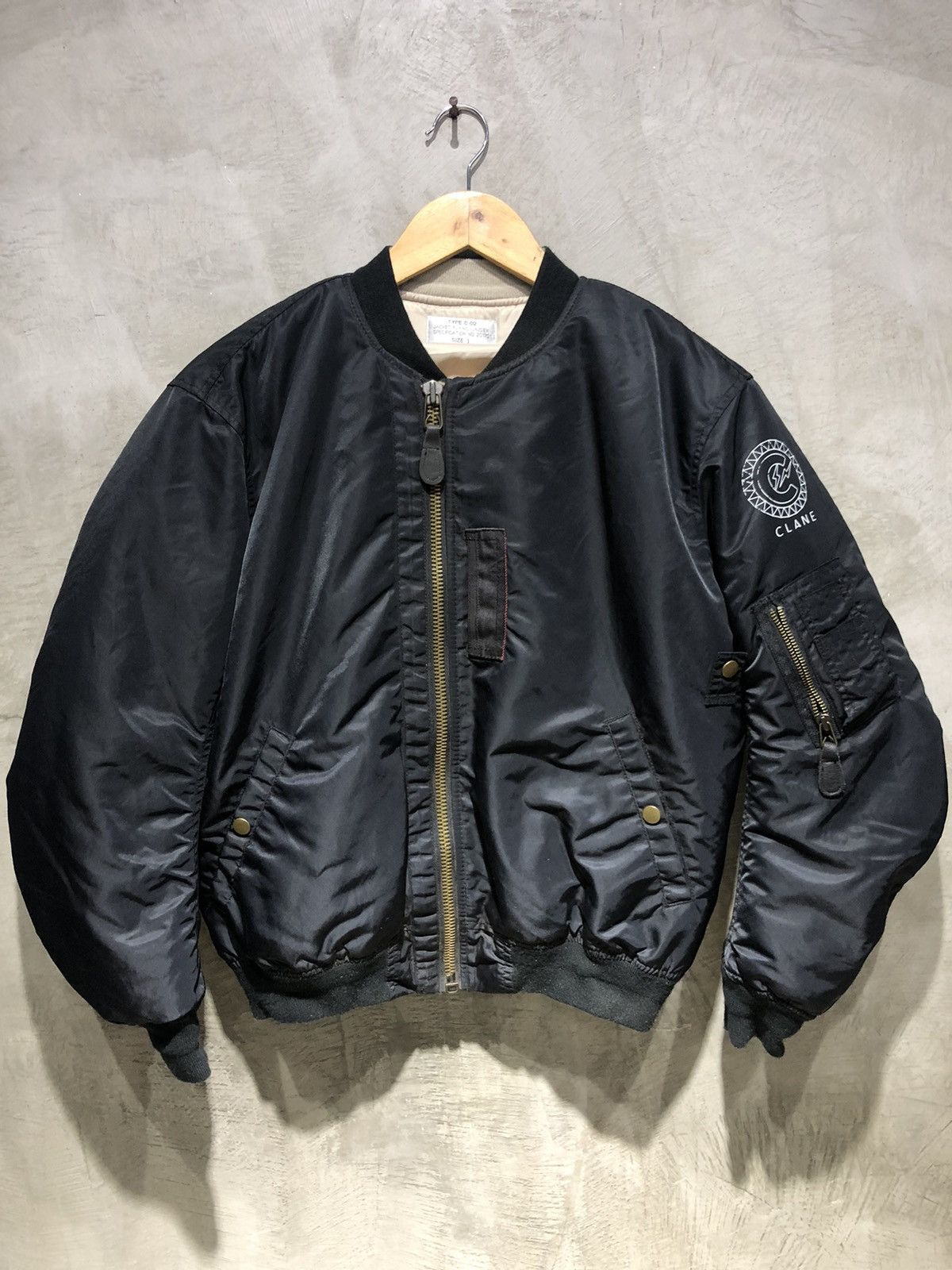 CLANE×FRAGMENT コラボMA-1 ジャケット（clane fragment design
