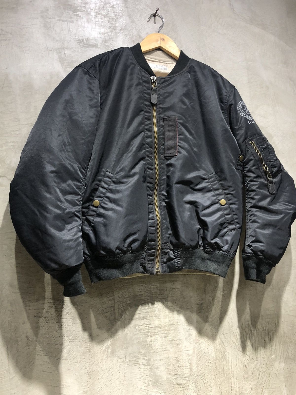 Fragment Design Clane MA-1 Bomber Jacket | Grailed 