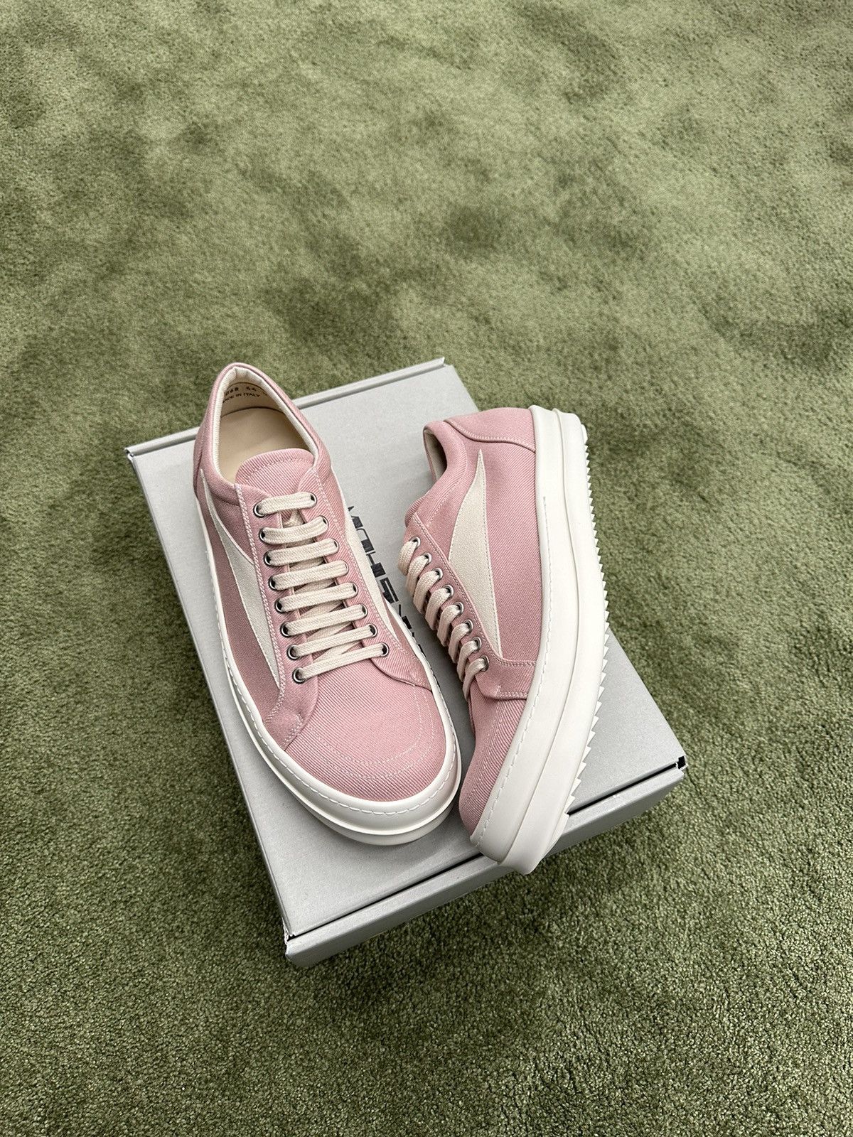 Rick Owens Rick Owens DRKSHDW Pink Vintage Sneakers “ Vans “ | Grailed