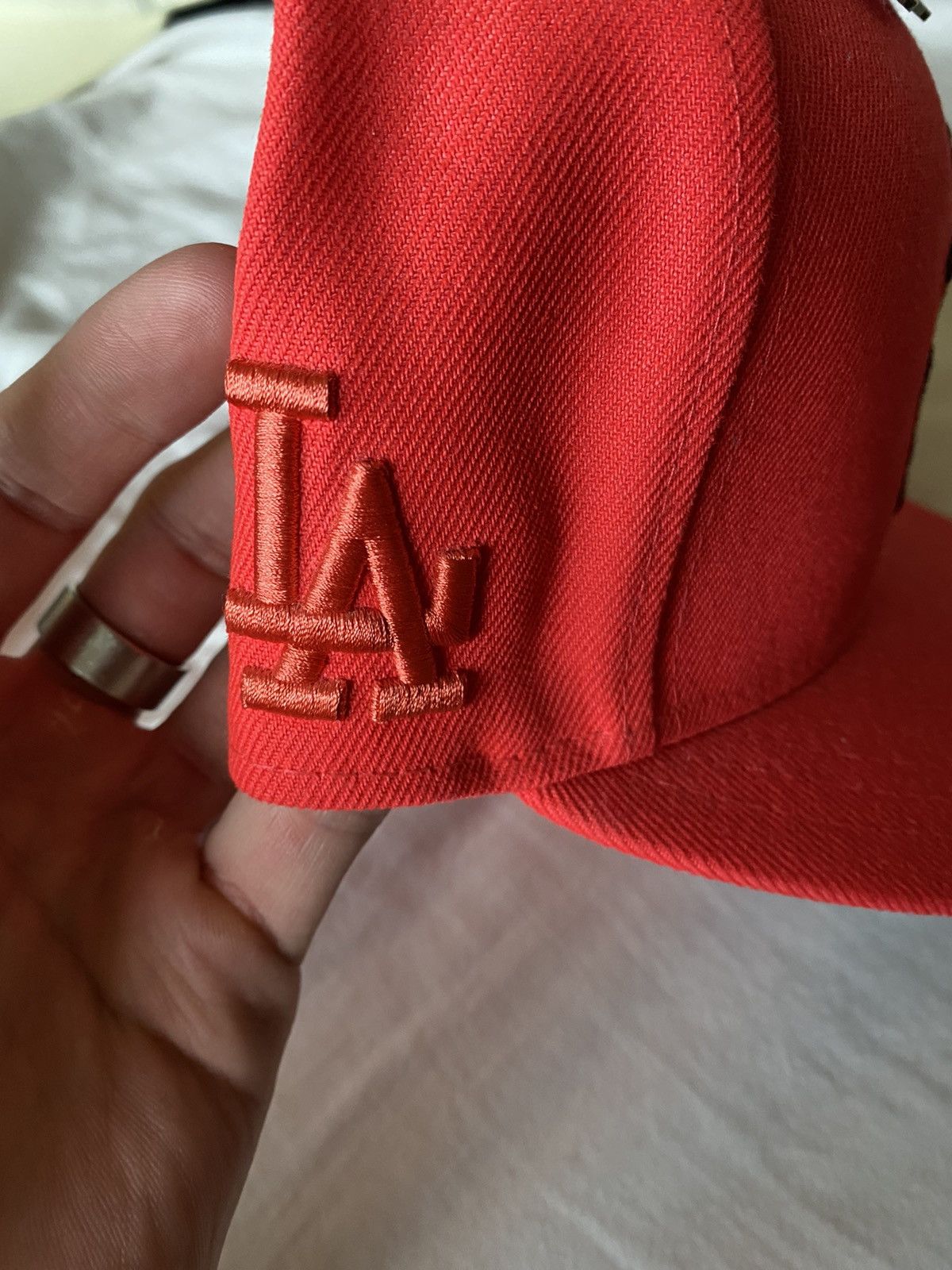 New Era Sz 7 - Los Angeles Dodgers Fitted Hat Size ONE SIZE - 3 Thumbnail