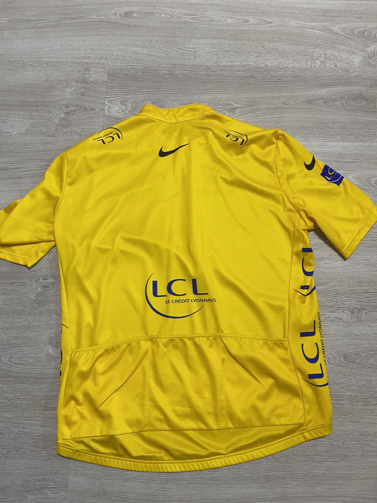 Nike 2006 Nike Tour de France LCL Retro Bike Yellow Jersey Size US L / EU 52-54 / 3 - 6 Thumbnail