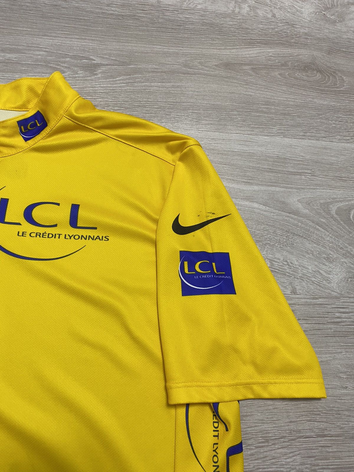 Nike 2006 Nike Tour de France LCL Retro Bike Yellow Jersey Size US L / EU 52-54 / 3 - 4 Thumbnail