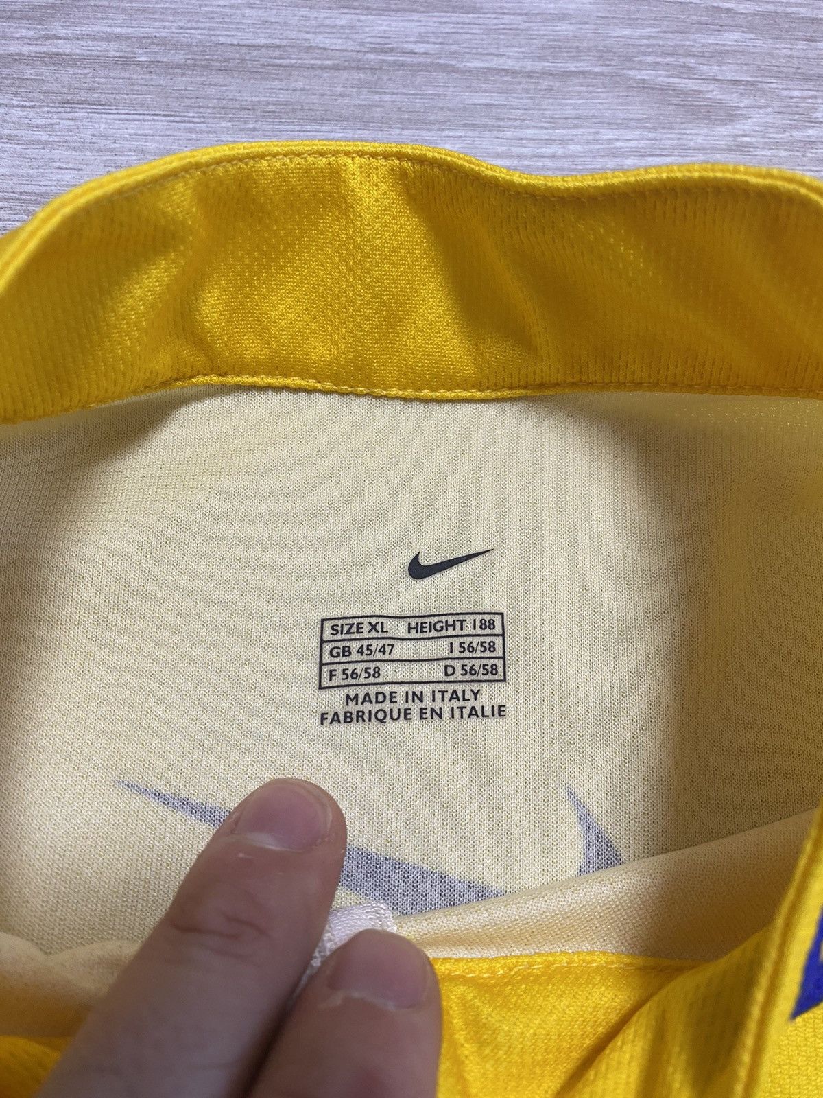 Nike 2006 Nike Tour de France LCL Retro Bike Yellow Jersey Size US L / EU 52-54 / 3 - 5 Thumbnail