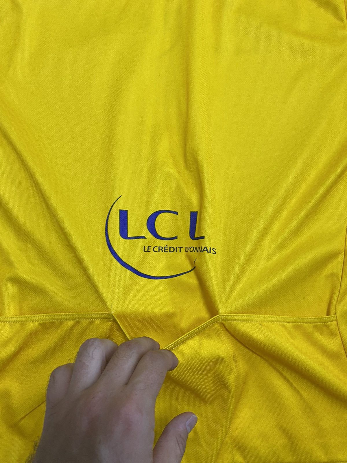 Nike 2006 Nike Tour de France LCL Retro Bike Yellow Jersey Size US L / EU 52-54 / 3 - 9 Thumbnail
