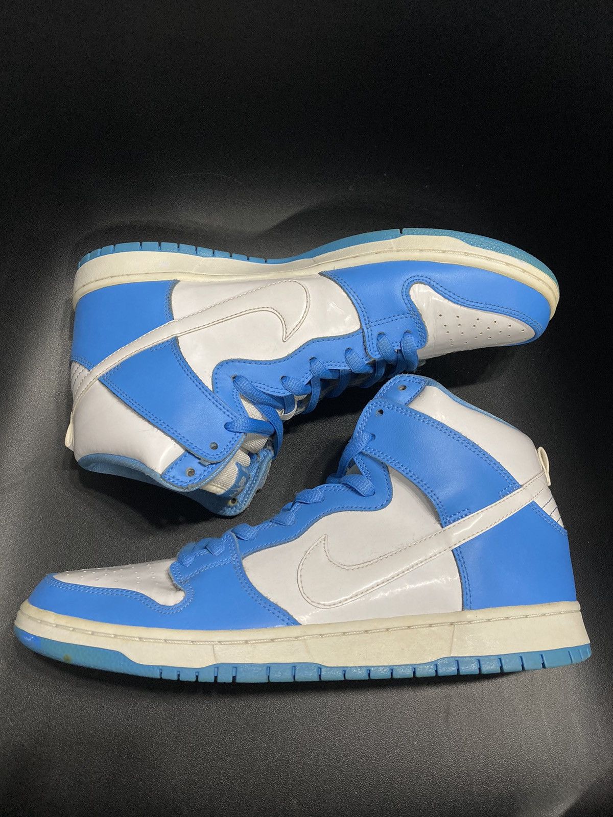 image of Nike Sb Dunk High Unc “Rival Pack” Shoes in Blue, Men's (Size 12)