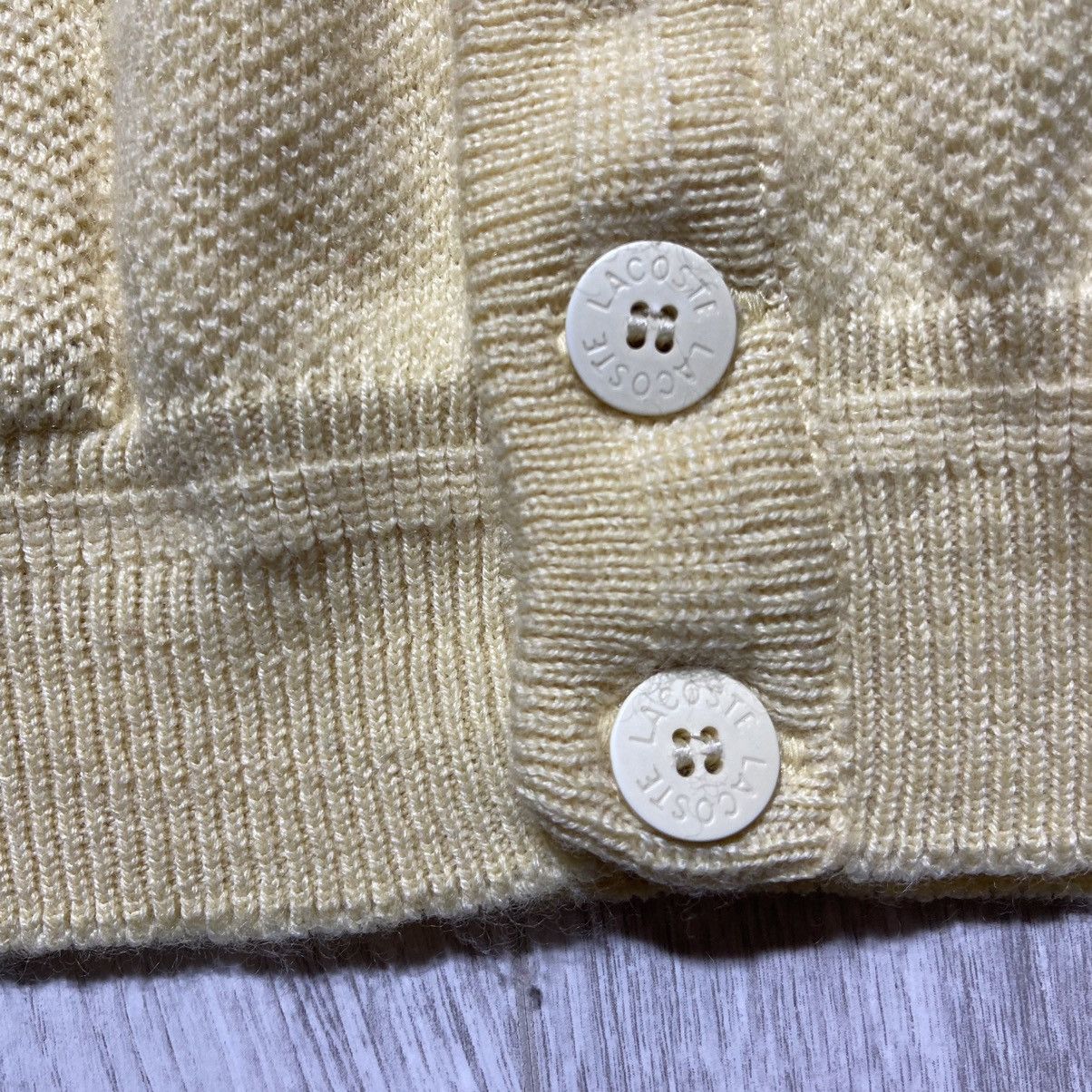 Lacoste Vintage 90s Lacoste Yellow Cardigan Tyler The Creator Style Size US M / EU 48-50 / 2 - 4 Thumbnail