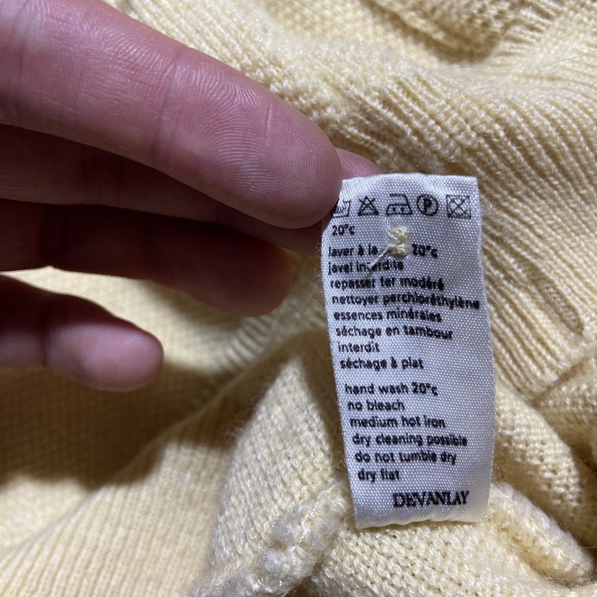 Lacoste Vintage 90s Lacoste Yellow Cardigan Tyler The Creator Style Size US M / EU 48-50 / 2 - 9 Thumbnail