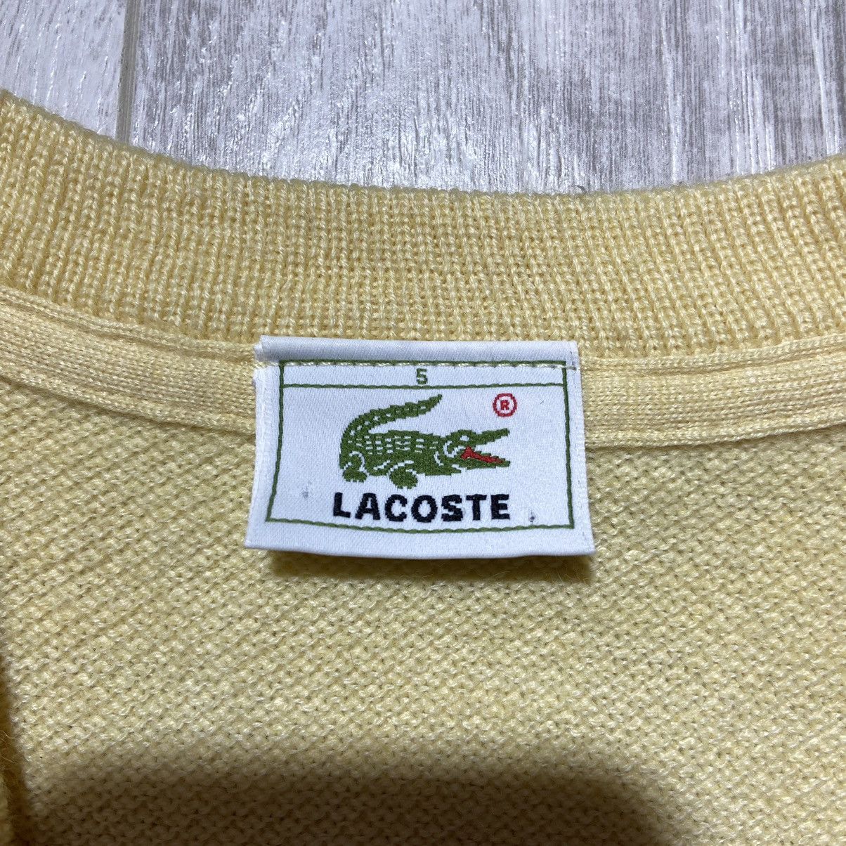 Lacoste Vintage 90s Lacoste Yellow Cardigan Tyler The Creator Style Size US M / EU 48-50 / 2 - 7 Thumbnail