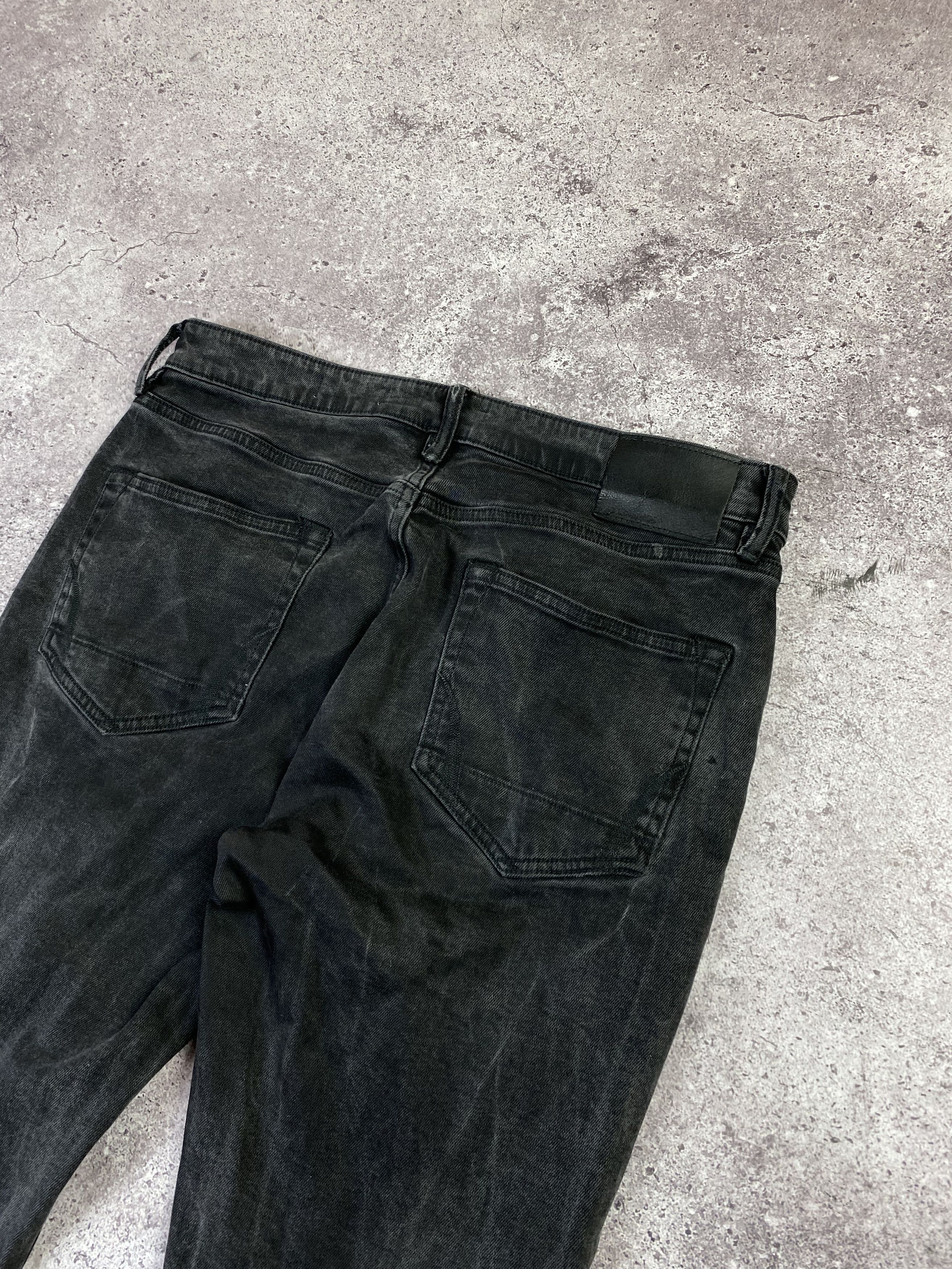 Allsaints AllSaints Rex Faded Wash Repair Slim Fit Jeans Size US 32 / EU 48 - 7 Thumbnail