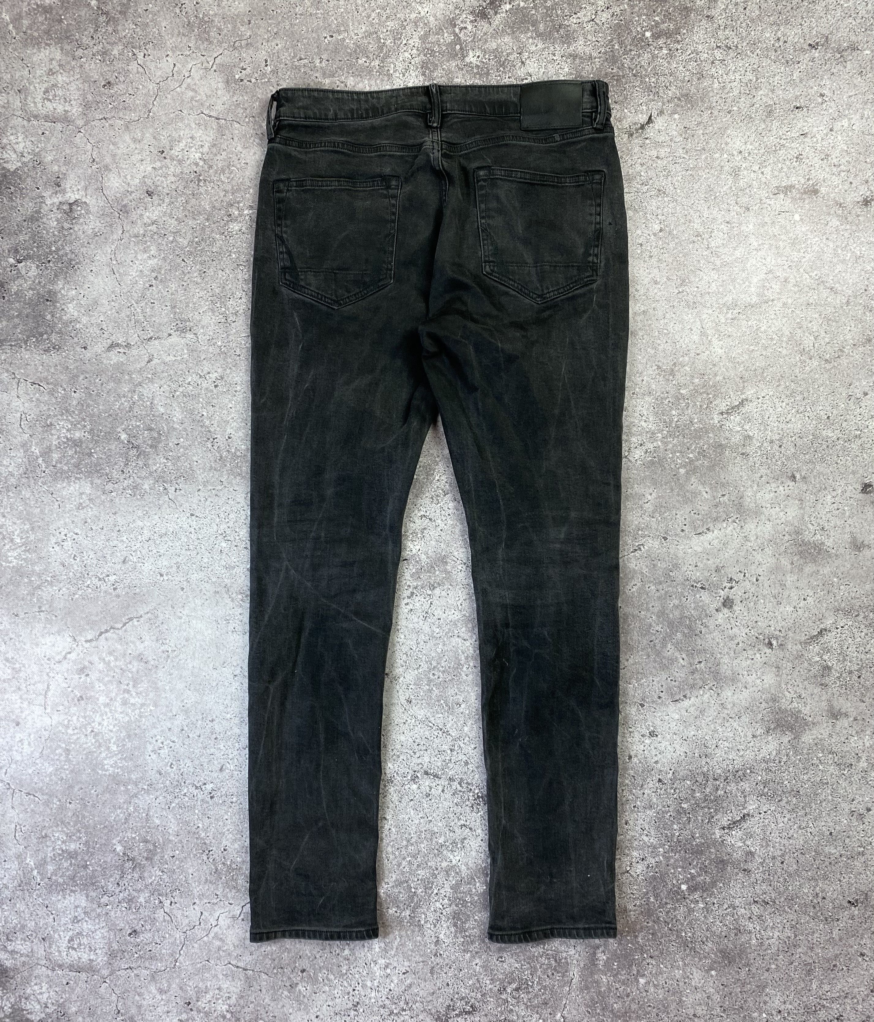 Allsaints AllSaints Rex Faded Wash Repair Slim Fit Jeans Size US 32 / EU 48 - 6 Thumbnail