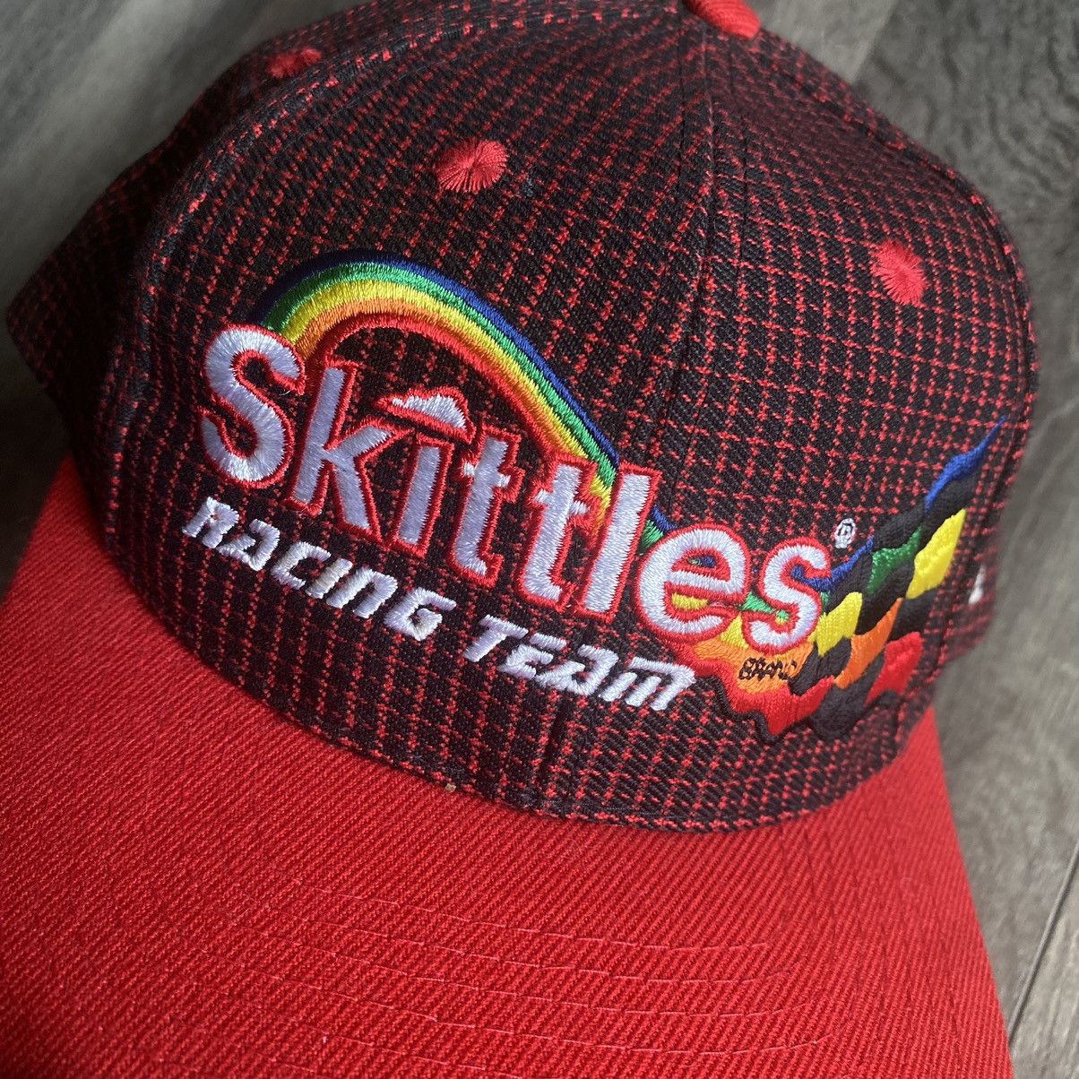 Logo Athletic Vintage 1990s Logo Athletic Skittles Racing Team NASCAR Hat Size ONE SIZE - 2 Thumbnail