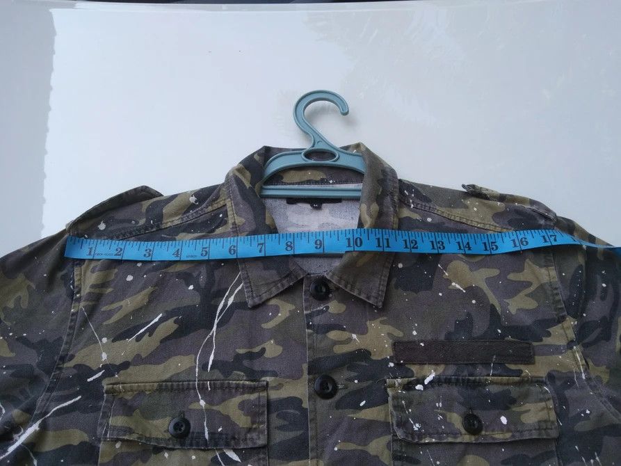 Japanese Brand SEMANTIC DESIGN CAMOUFLAGE BUTTON JACKET Size US M / EU 48-50 / 2 - 13 Thumbnail