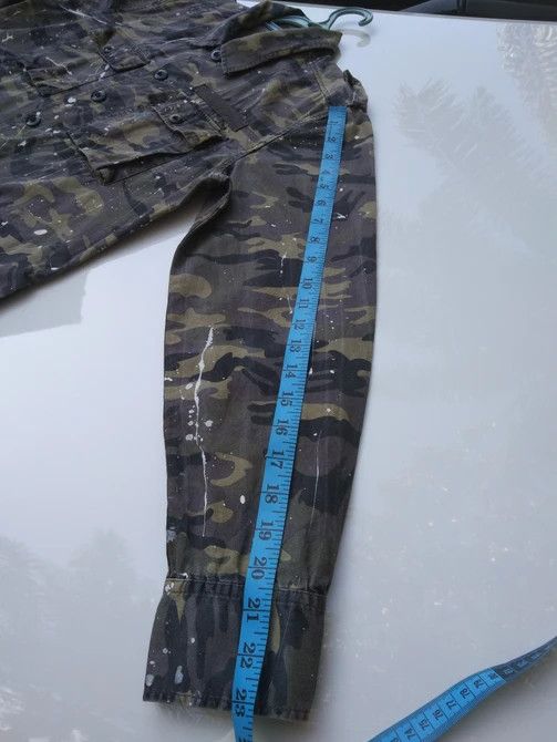 Japanese Brand SEMANTIC DESIGN CAMOUFLAGE BUTTON JACKET Size US M / EU 48-50 / 2 - 14 Thumbnail