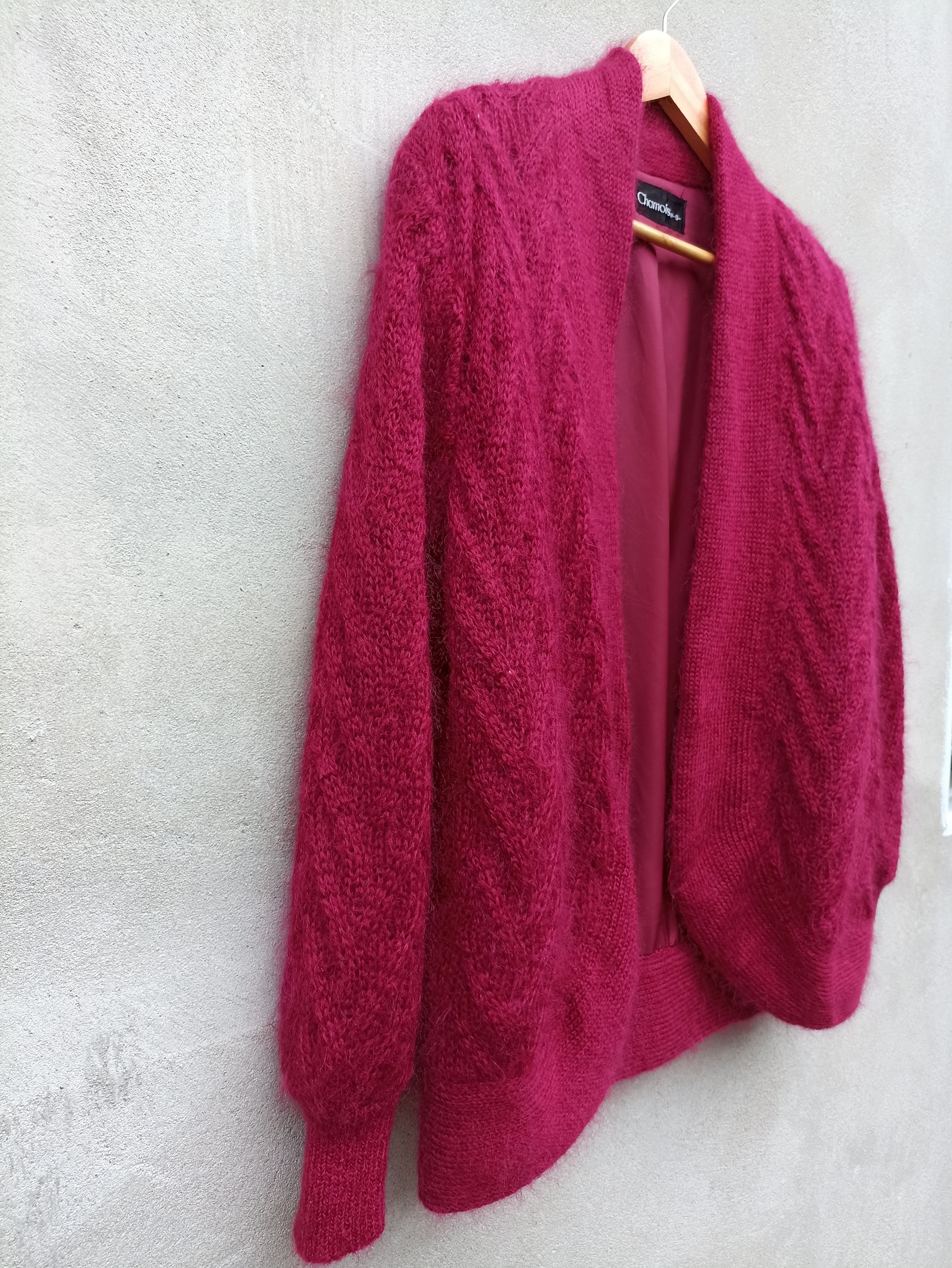 Japanese Brand × Vintage Vintage Chamois Mohair knit Cardigan Size US M / EU 48-50 / 2 - 3 Thumbnail