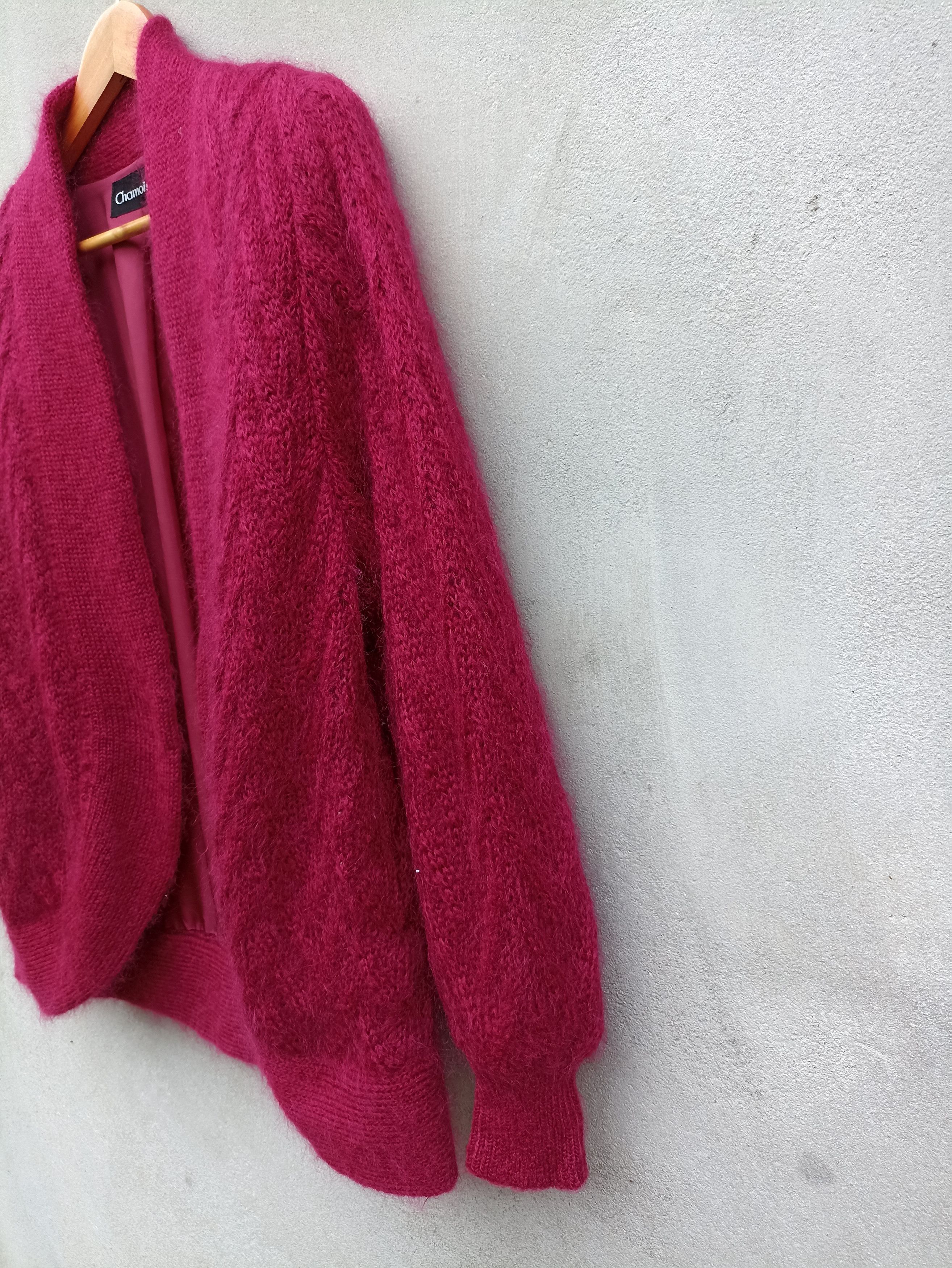 Japanese Brand × Vintage Vintage Chamois Mohair knit Cardigan Size US M / EU 48-50 / 2 - 2 Thumbnail