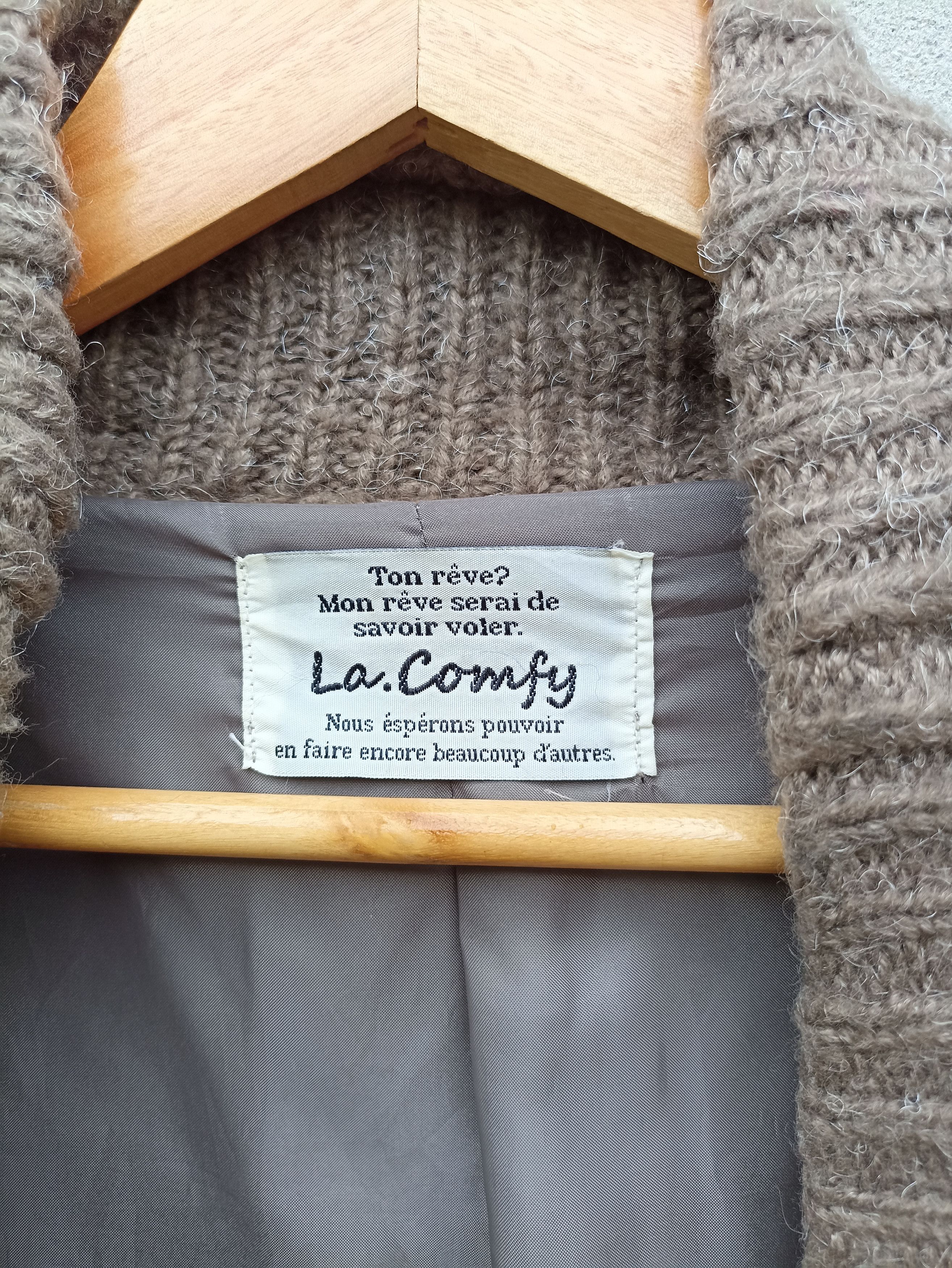 Japanese Brand × Vintage Vintage La.Comfy Mohair Cardigan Jacket Size US S / EU 44-46 / 1 - 6 Thumbnail