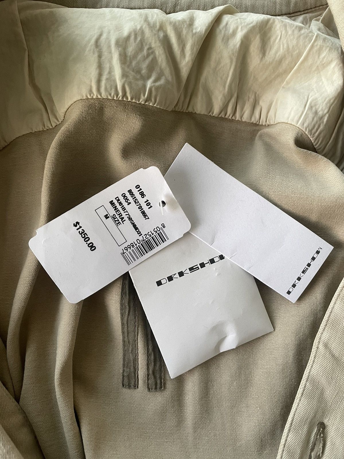Rick Owens Drkshdw $1,500 Brand New Limited Edition Rick Owens Shirt Size US M / EU 48-50 / 2 - 9 Thumbnail