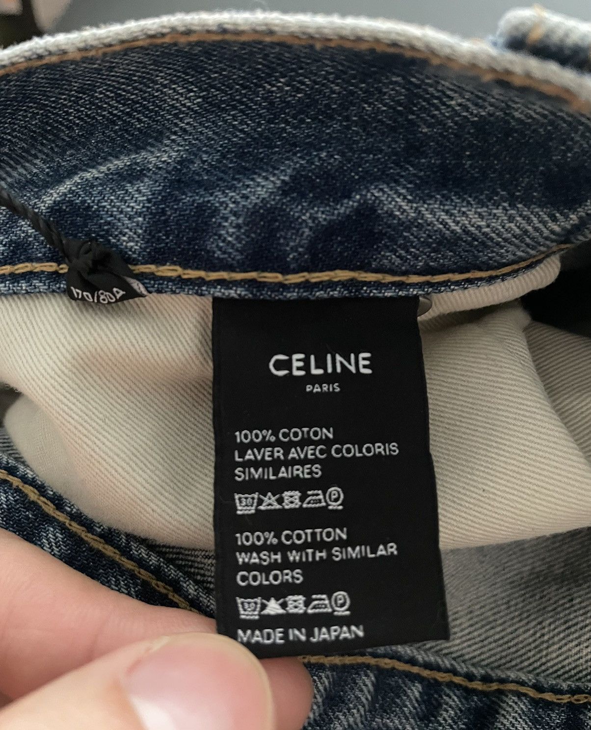 Celine × Hedi Slimane Extremely Rare Sold-out Brand NEW Celine Trash Crash Denim Size US 32 / EU 48 - 11 Thumbnail
