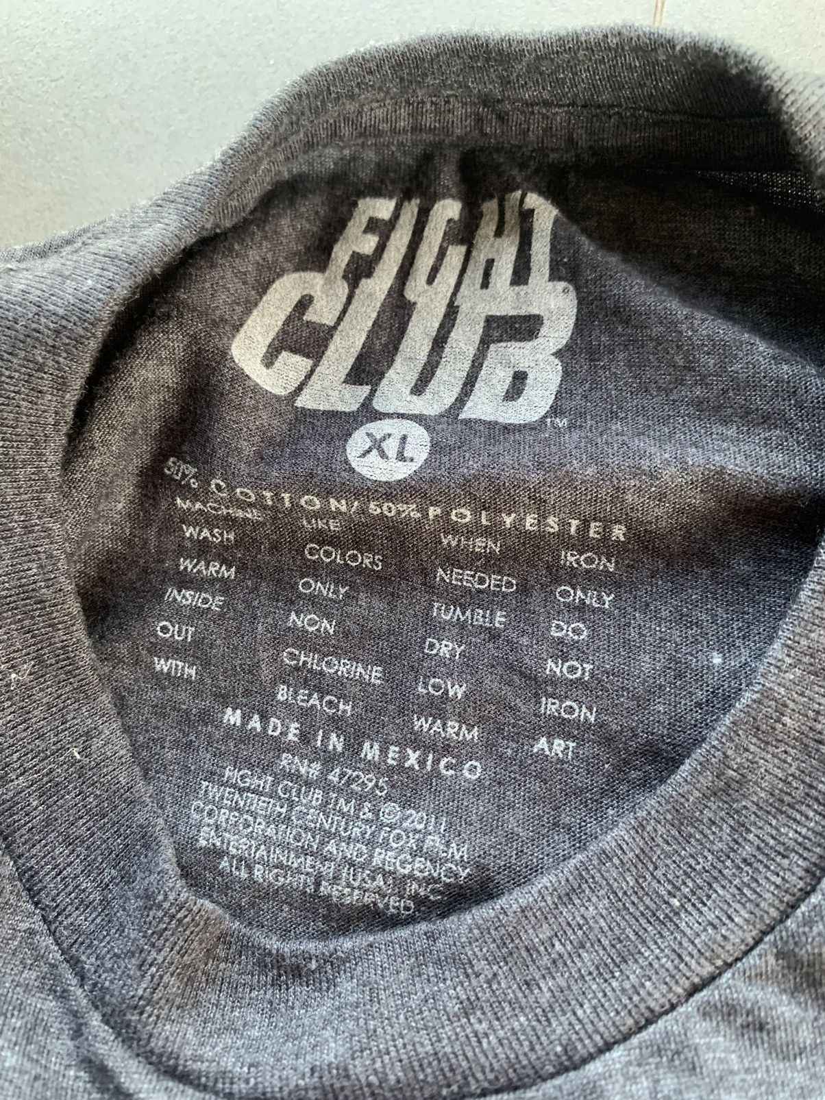 Flight Club × Vintage Fight Club Promo Tee Movie Size US XL / EU 56 / 4 - 4 Thumbnail