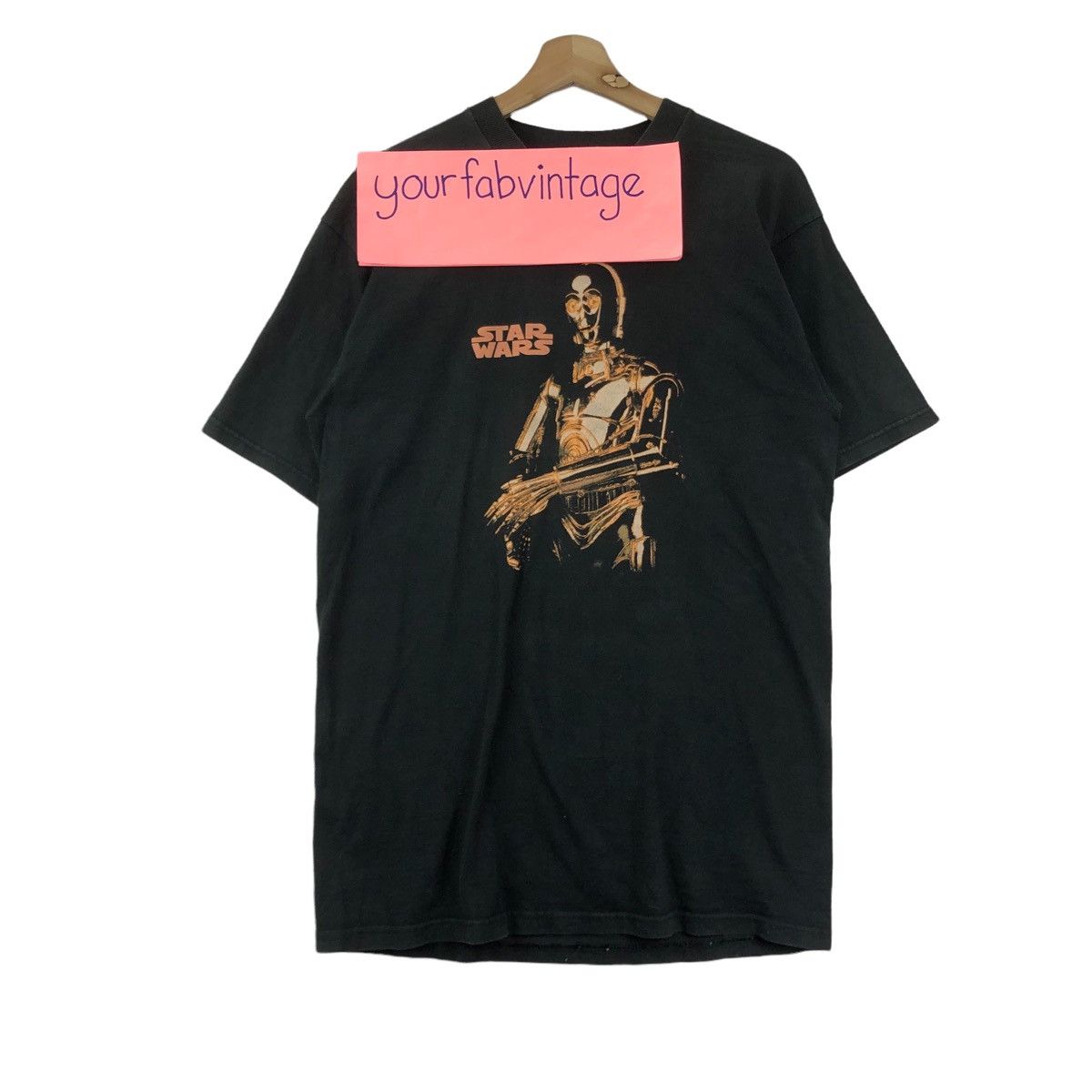 Star Wars Vintage 90s DROID STAR WARS Movie Character T-Shirt Size US L / EU 52-54 / 3 - 1 Thumbnail