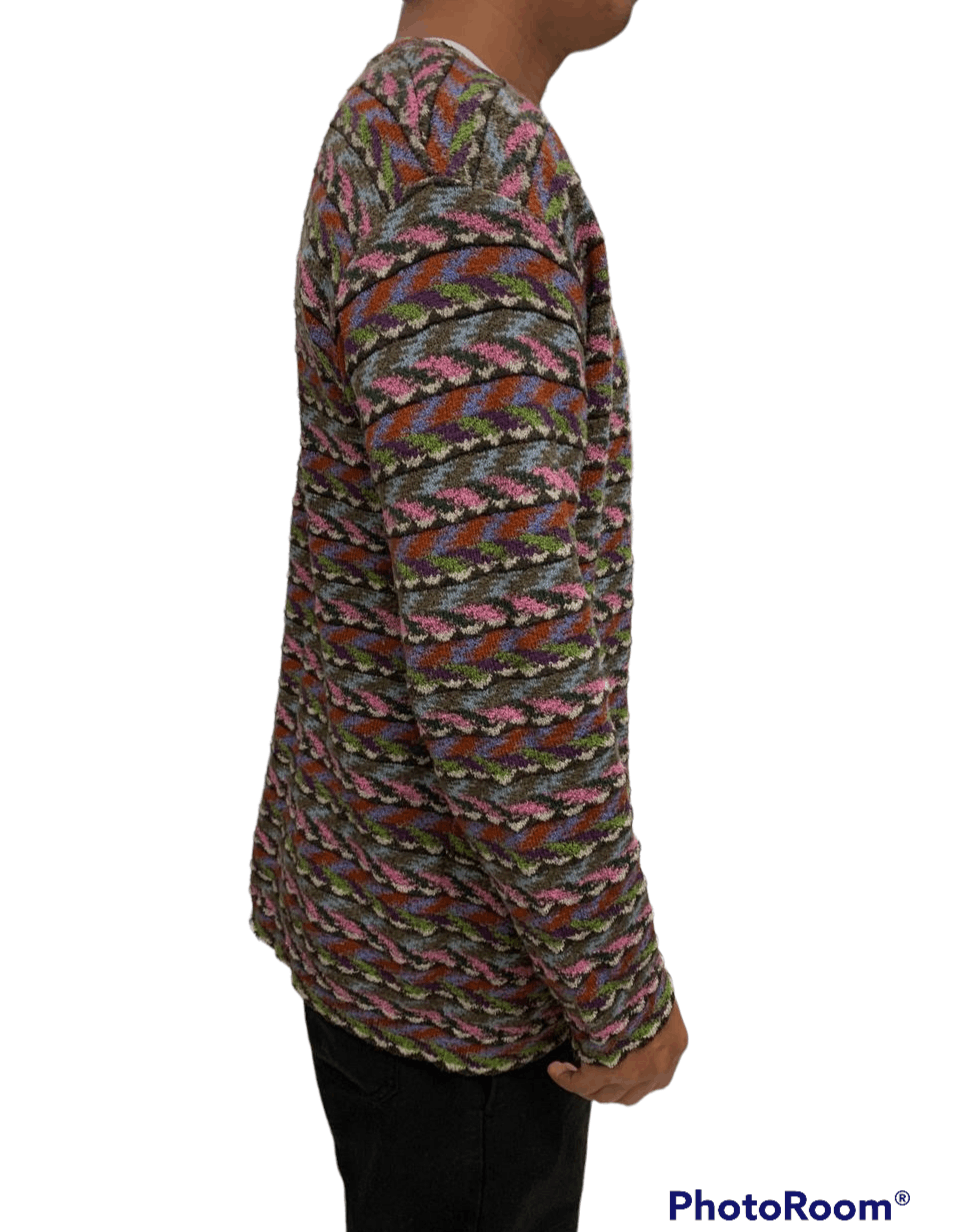 Missoni MADE IN ITALY MISSONI KNITWEATR STRIPE BUTTON UP Size M / US 6-8 / IT 42-44 - 3 Thumbnail