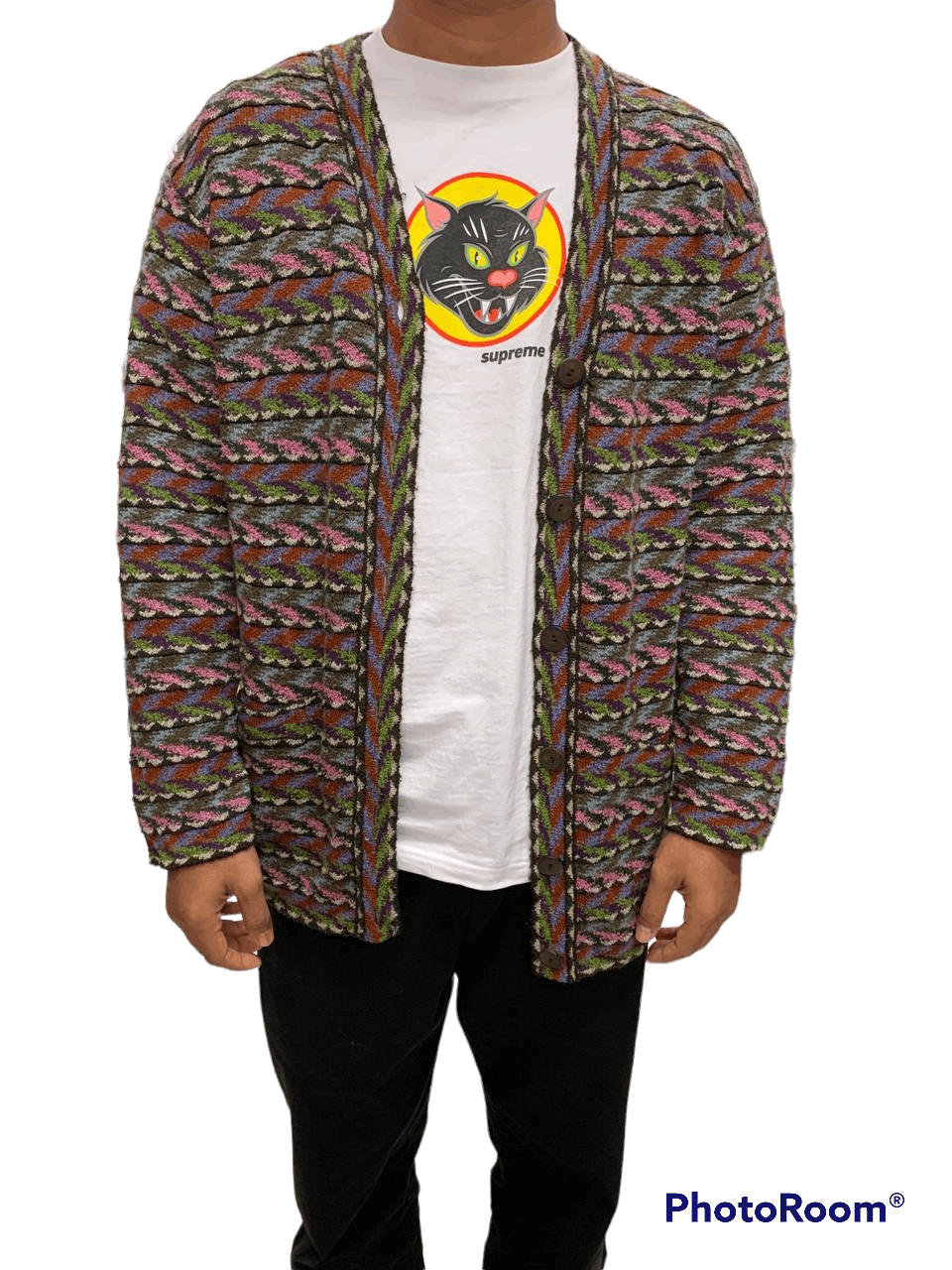 Missoni MADE IN ITALY MISSONI KNITWEATR STRIPE BUTTON UP Size M / US 6-8 / IT 42-44 - 1 Thumbnail