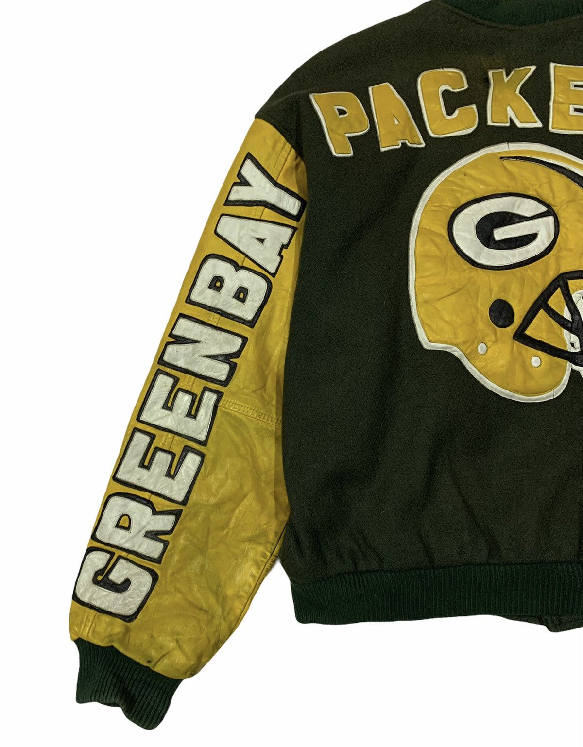 NFL 🔥RARE!!VTG GRIND PACKERS NFL VARSITY JACKETS Size US L / EU 52-54 / 3 - 2 Thumbnail