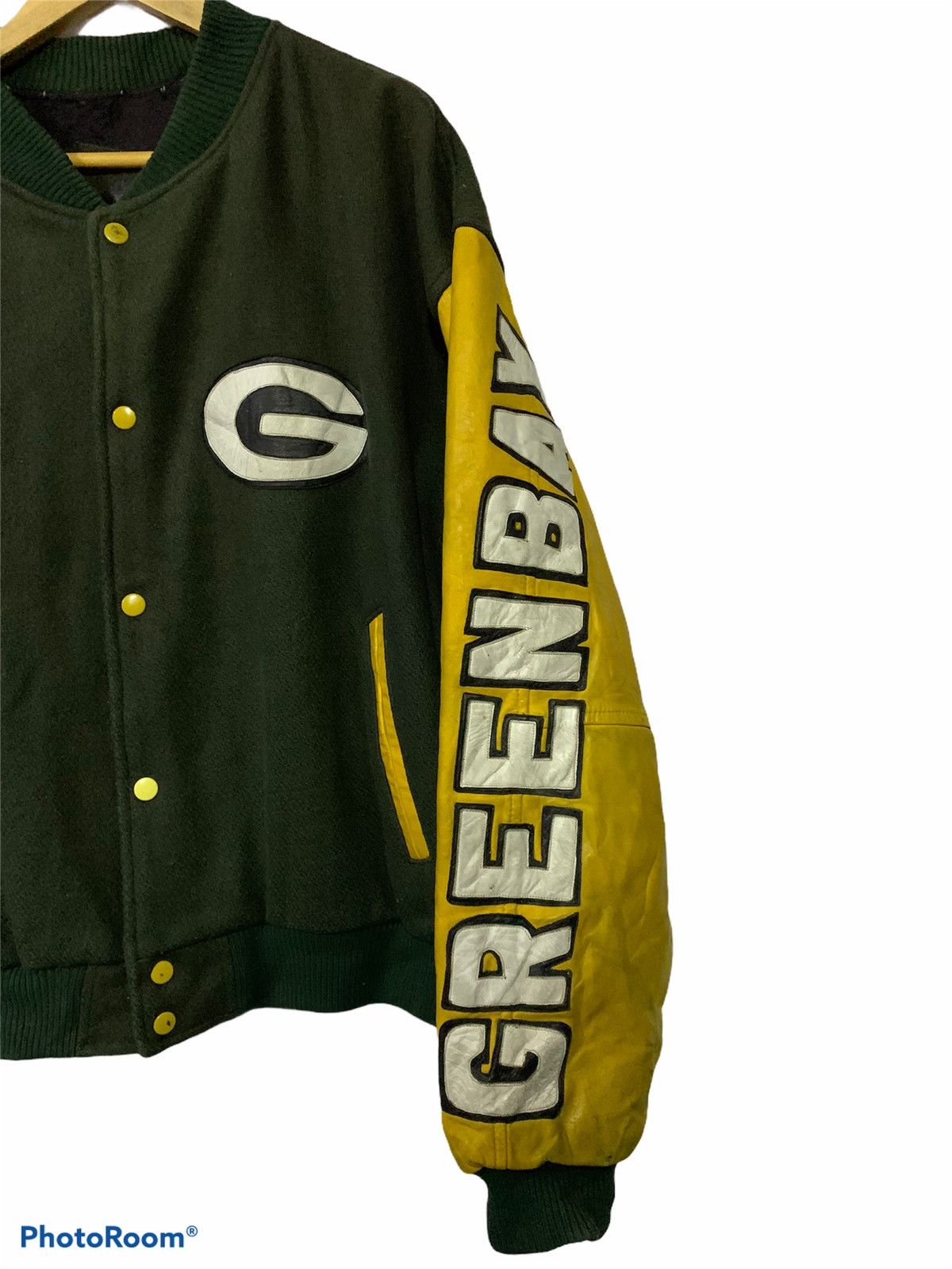 NFL 🔥RARE!!VTG GRIND PACKERS NFL VARSITY JACKETS Size US L / EU 52-54 / 3 - 6 Thumbnail