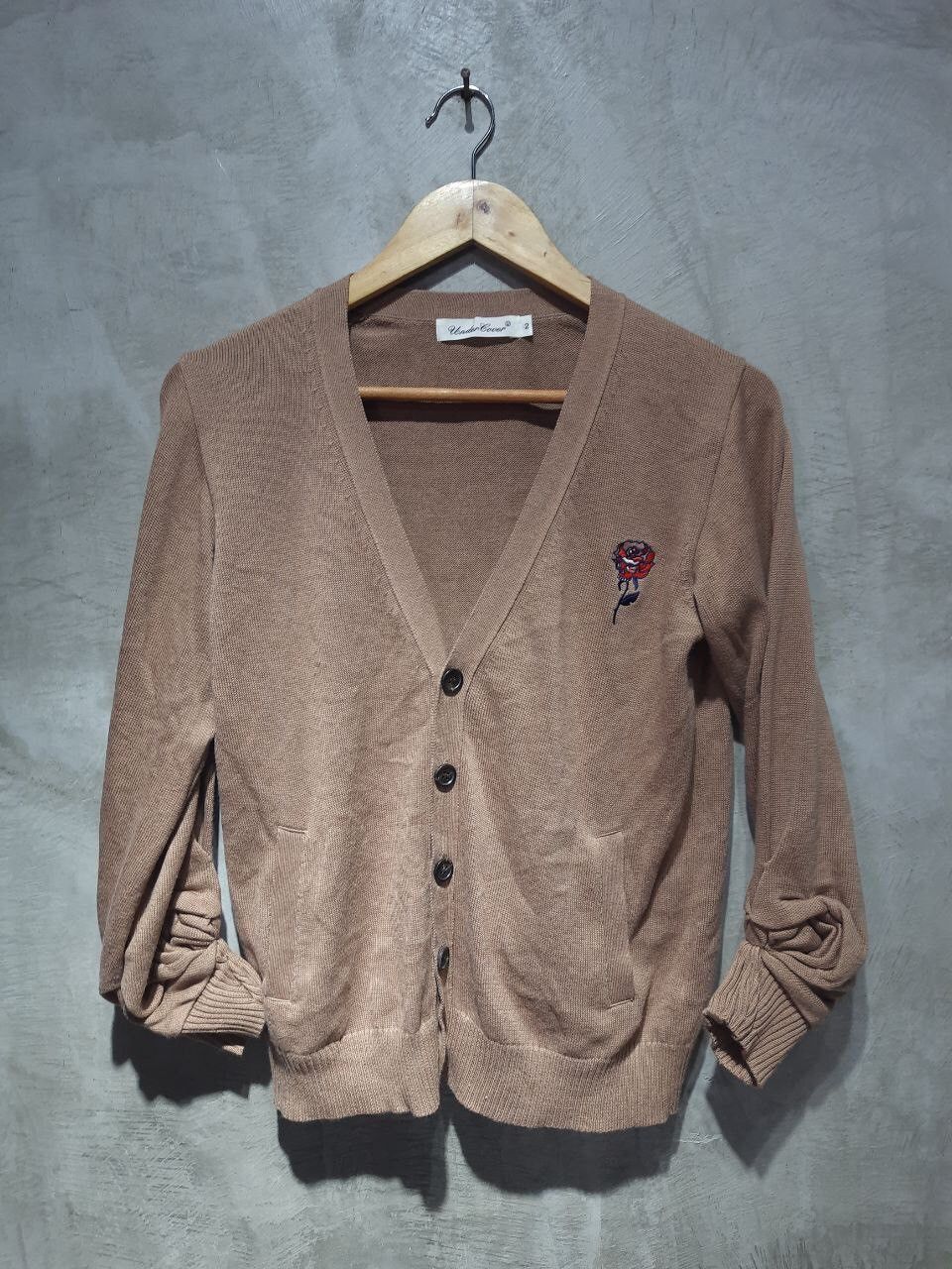 Undercover Undercover cardigan Rose Embroidered Cardigan | Grailed