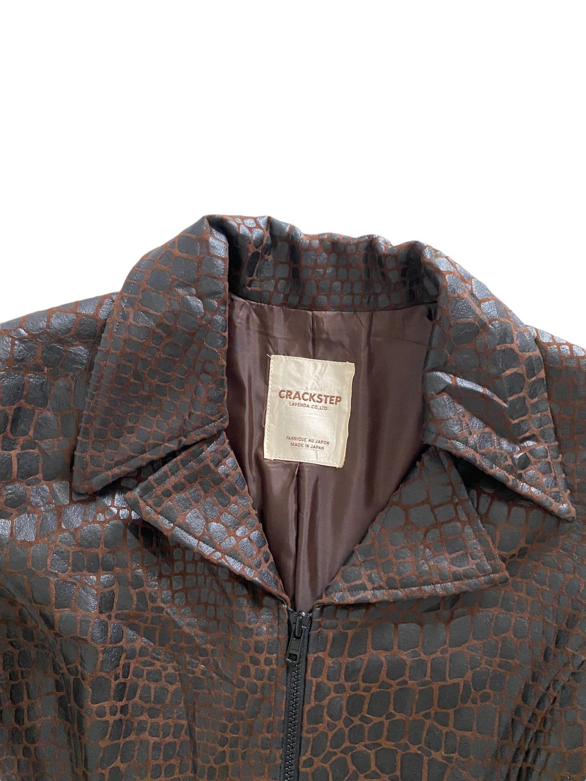 Japanese Brand × Yohji Yamamoto Jacket CRACKSTEP AU JAPON made in 🇯🇵 design Leapord Size M / US 6-8 / IT 42-44 - 12 Thumbnail