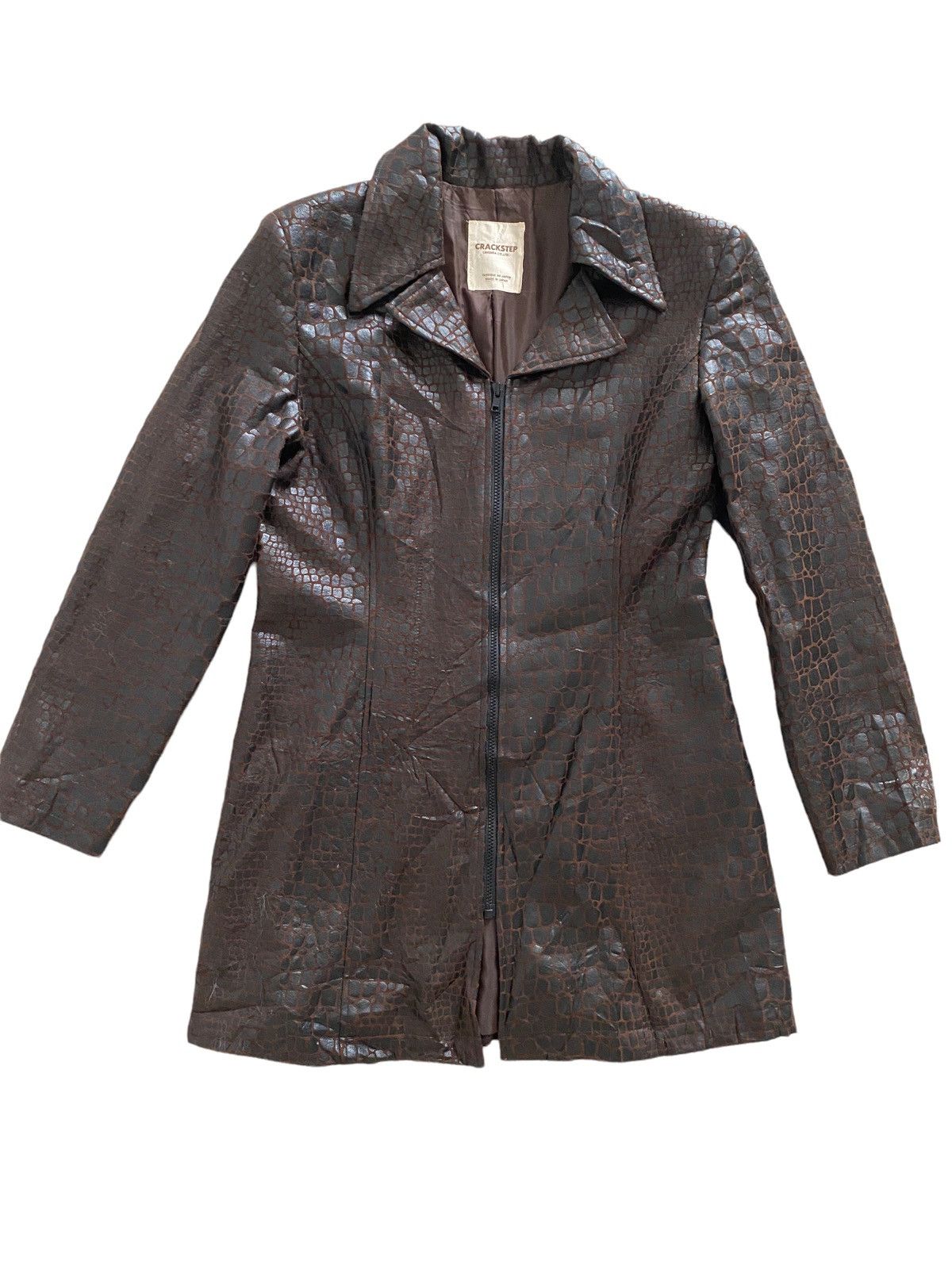 Japanese Brand × Yohji Yamamoto Jacket CRACKSTEP AU JAPON made in 🇯🇵 design Leapord Size M / US 6-8 / IT 42-44 - 13 Thumbnail