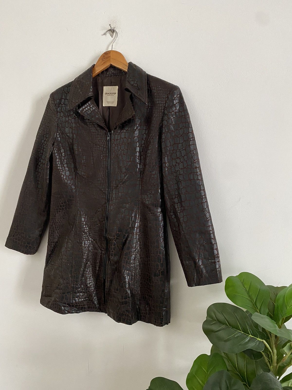 Japanese Brand × Yohji Yamamoto Jacket CRACKSTEP AU JAPON made in 🇯🇵 design Leapord Size M / US 6-8 / IT 42-44 - 8 Thumbnail