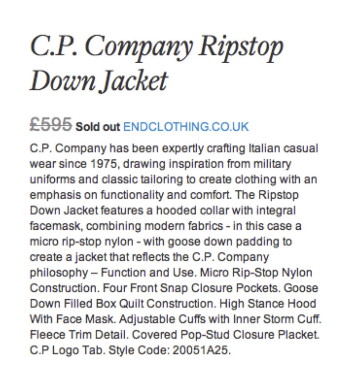 C.P. Company cp company down jacket Size US M / EU 48-50 / 2 - 2 Thumbnail