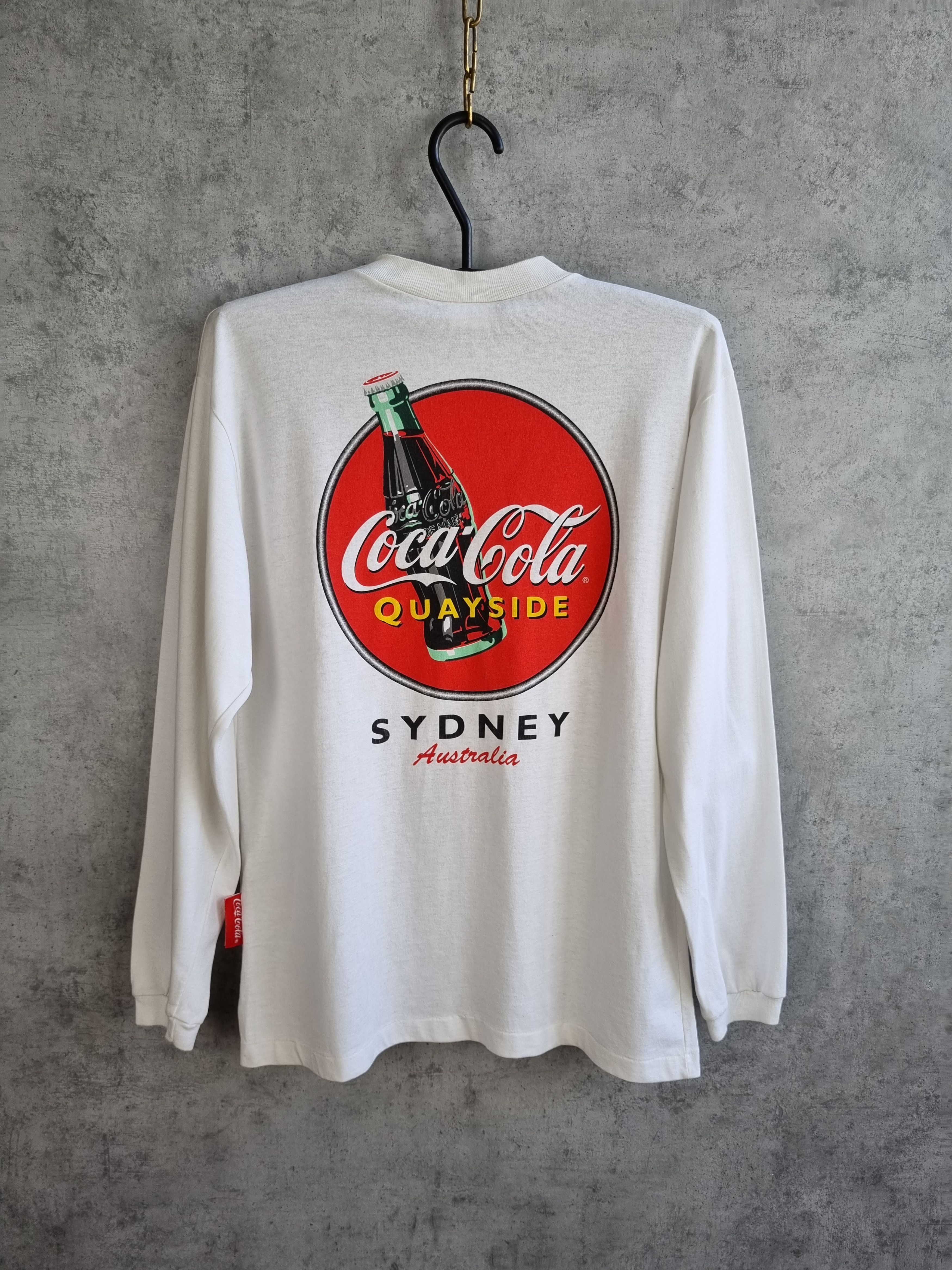 Coca Cola × Vintage 96s Coca Cola Sydney Australia Logo long sleeve tee shirt Size US M / EU 48-50 / 2 - 4 Thumbnail