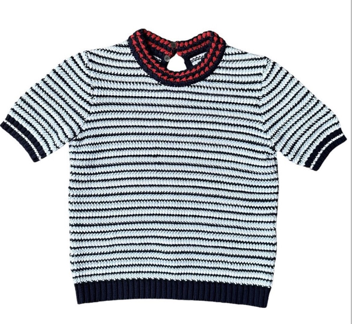 Miu Miu Miu Miu Cropped Crochet Knit Size XS / US 0-2 / IT 36-38 - 1 Thumbnail