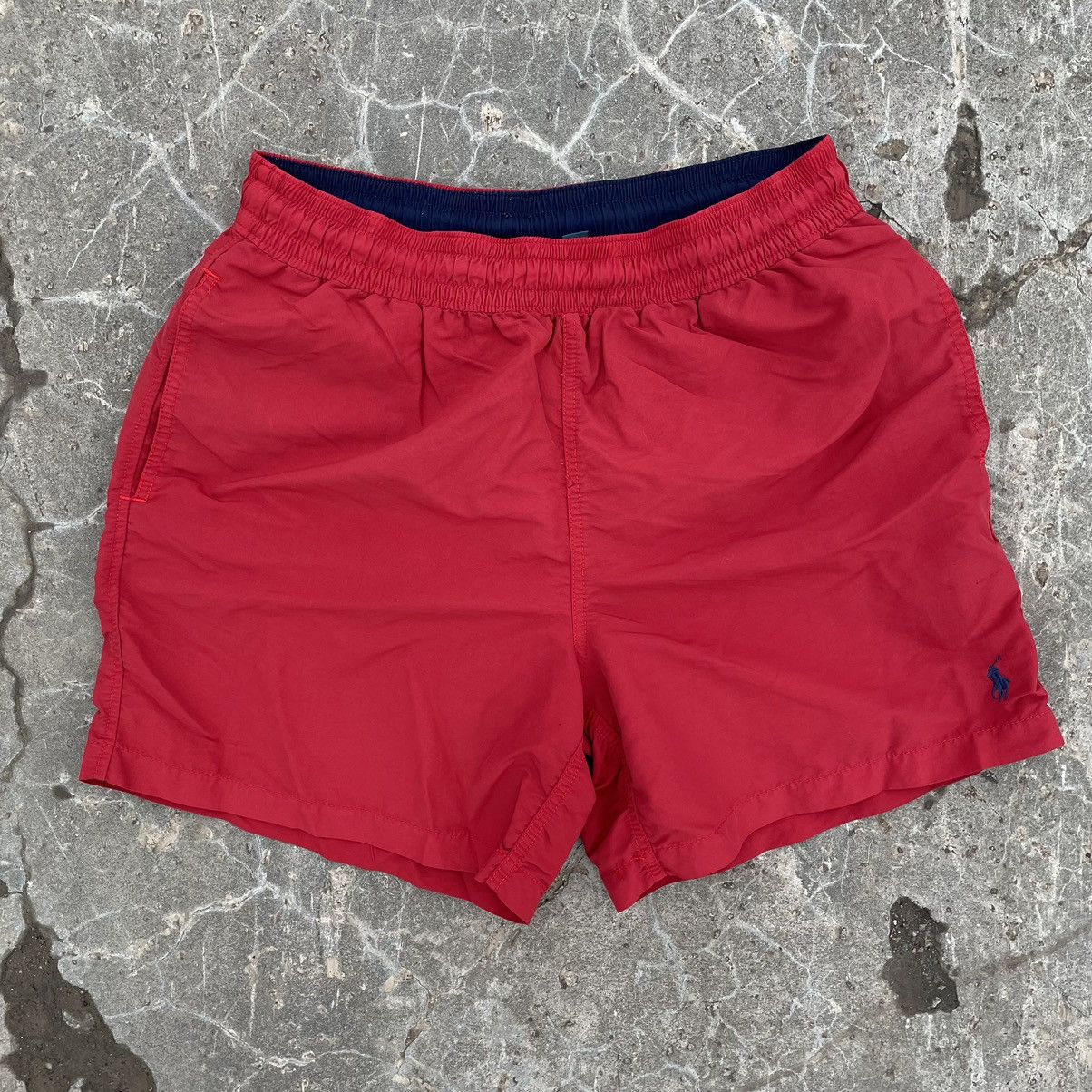 Polo Ralph Lauren Vintage Polo Ralph Lauren Shorts Red Logo Size M Streetwear Size US 35 - 1 Thumbnail