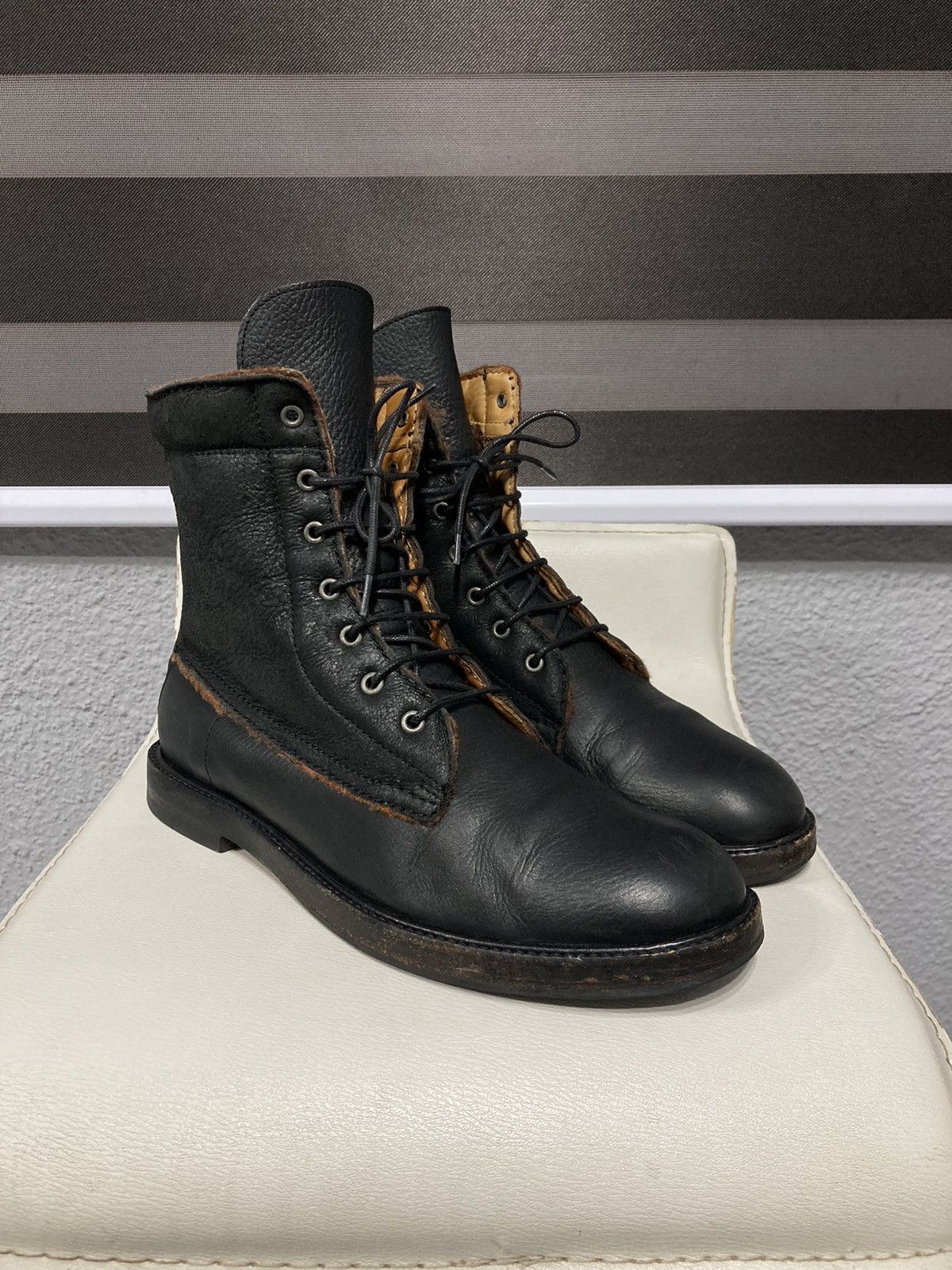 Opening Ceremony FW2011 Art 4 Lace Up Boots Size US 10 / EU 43 - 1 Thumbnail
