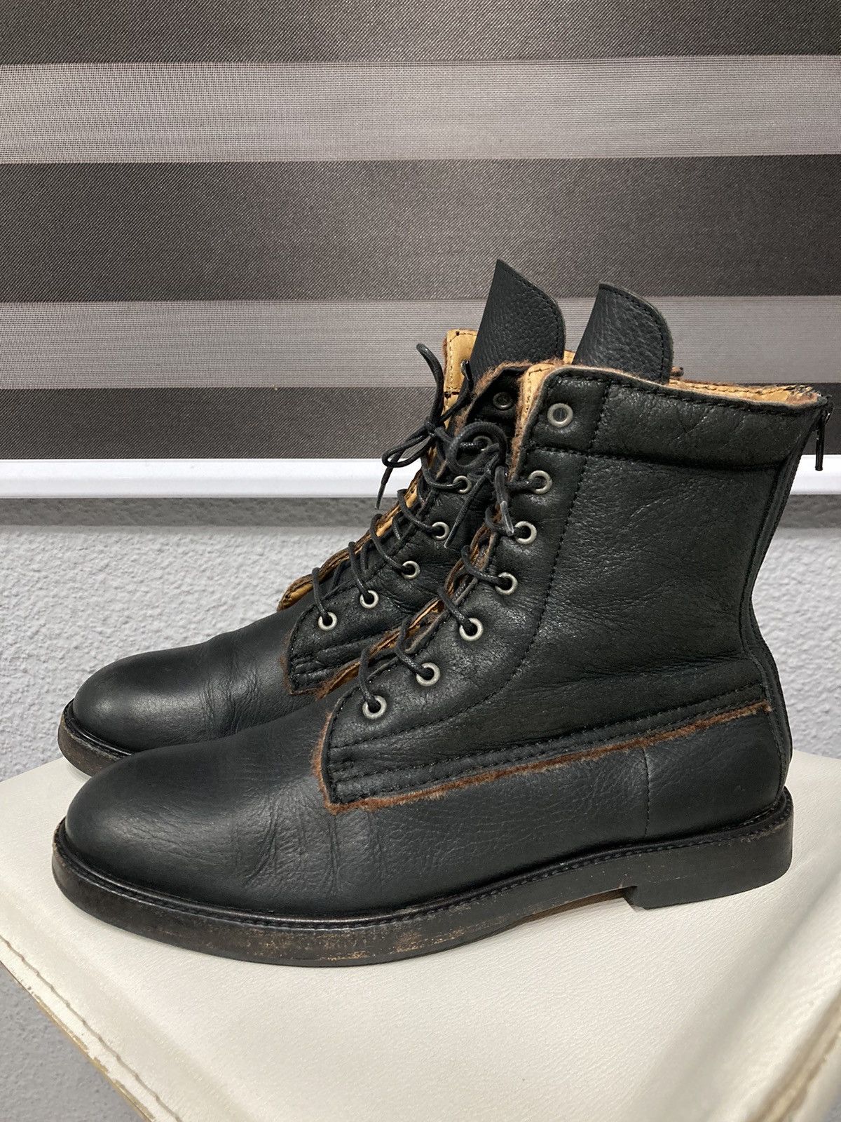 Opening Ceremony FW2011 Art 4 Lace Up Boots Size US 10 / EU 43 - 3 Thumbnail