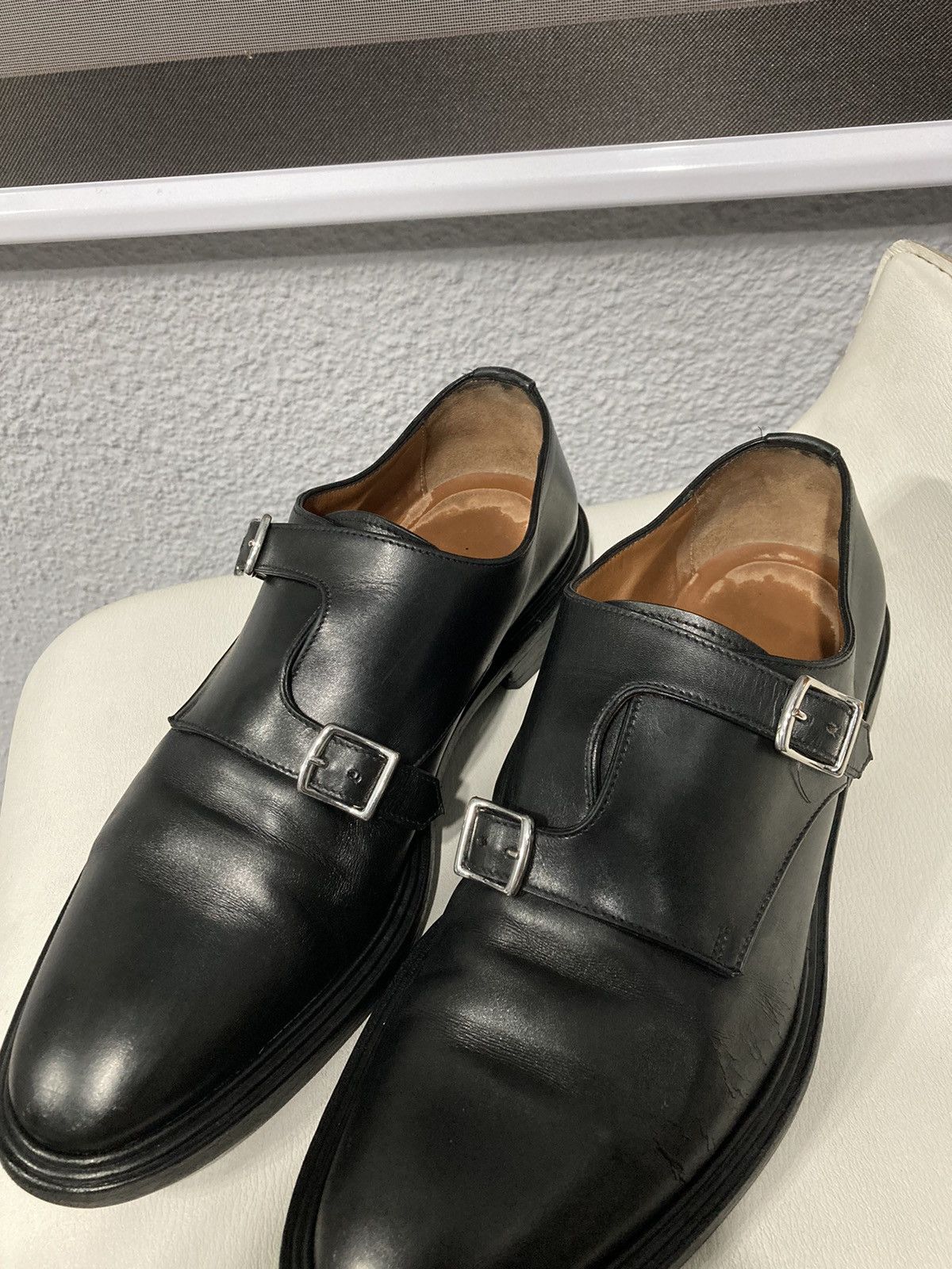 Givenchy Cross Buckle Leather Derby Shoes Size US 8.5 / EU 41-42 - 8 Thumbnail