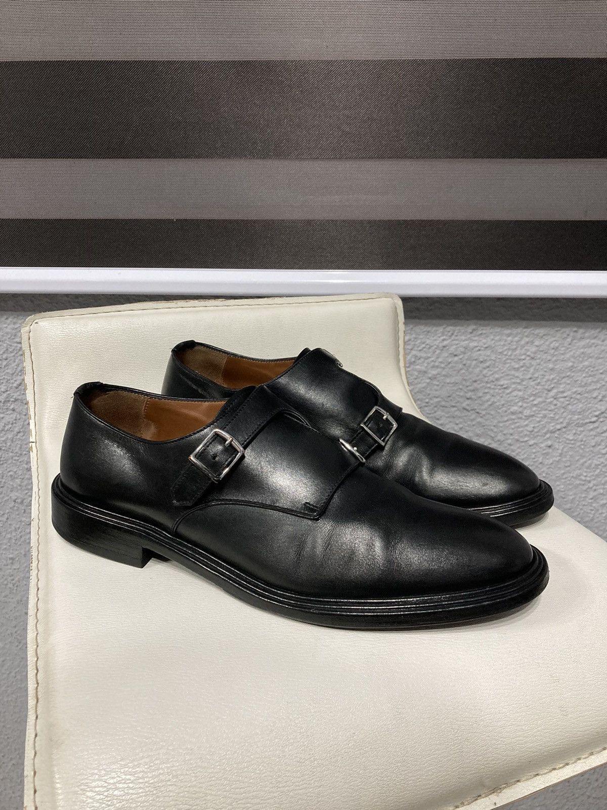 Givenchy Cross Buckle Leather Derby Shoes Size US 8.5 / EU 41-42 - 2 Thumbnail