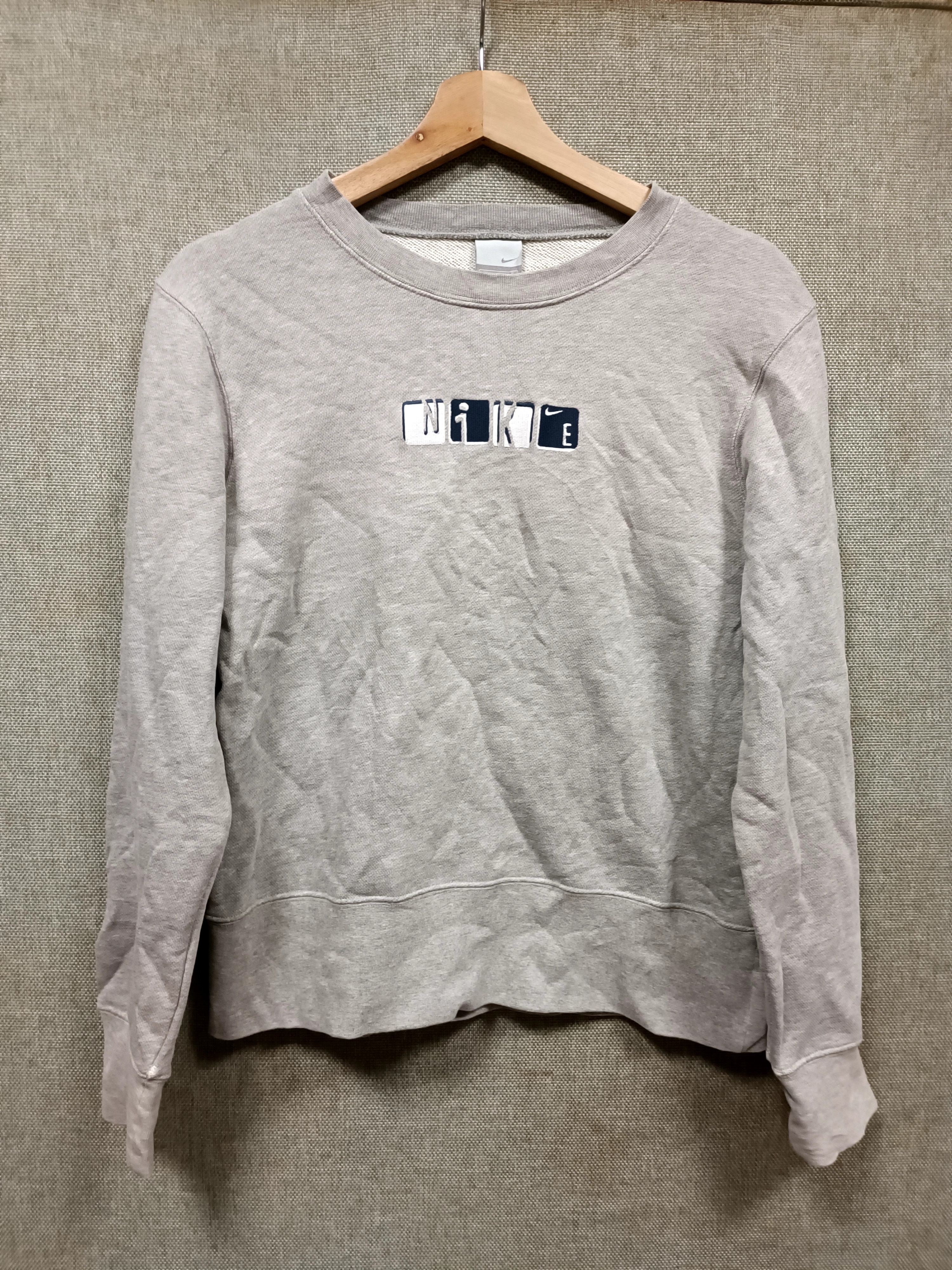 Nike × Vintage vintage sweatshirt nike spell out embroidery Size S / US 4 / IT 40 - 1 Thumbnail