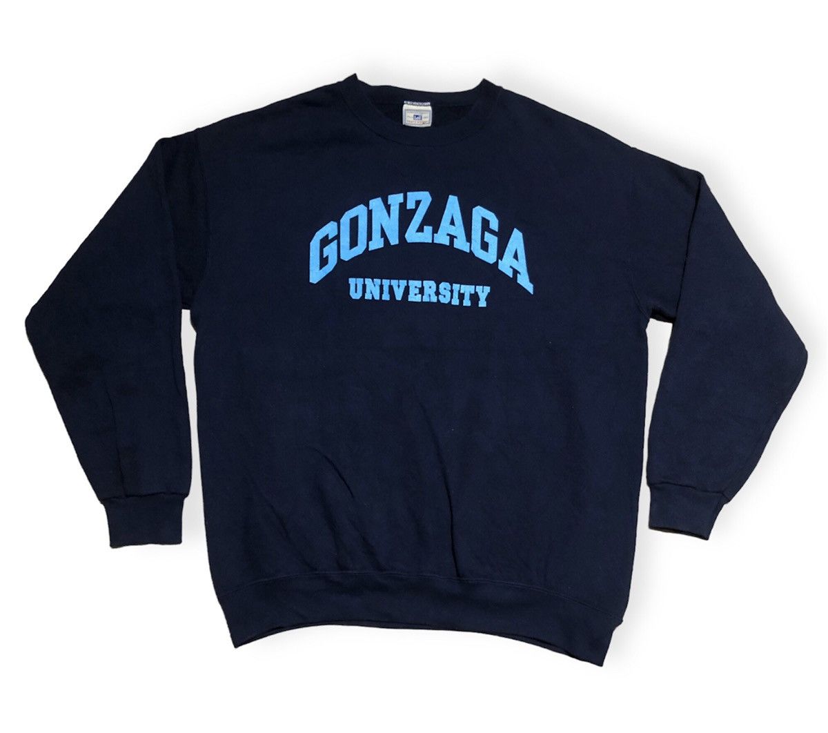 image of Collegiate x Lee Vintage 80's Gonzaga University Sweatshirt By Lee in Dark Blue, Men's (Size XL)