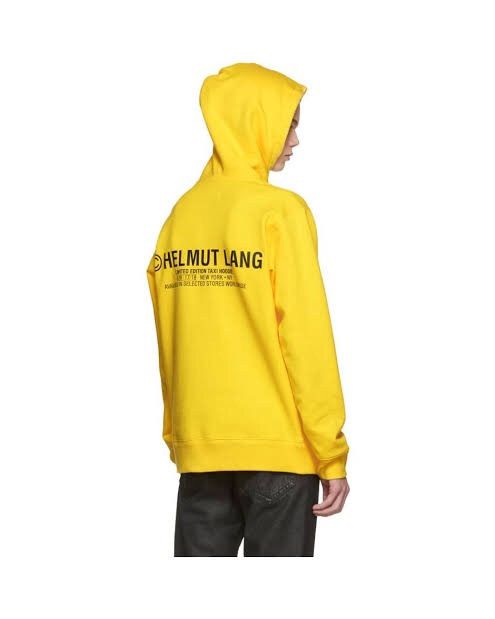 Helmut lang yellow hoodie outlet