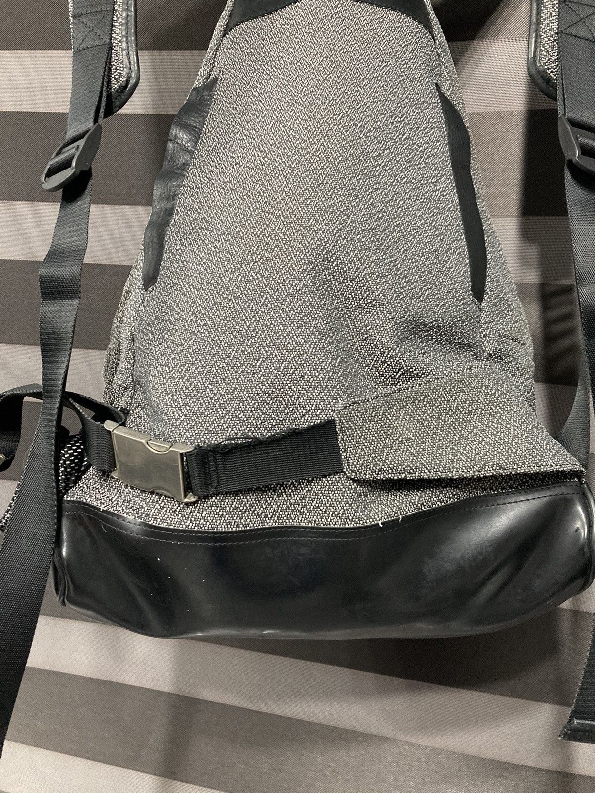 Kris Van Assche FW13 Light Gray Melange Backpack Size ONE SIZE - 10 Thumbnail