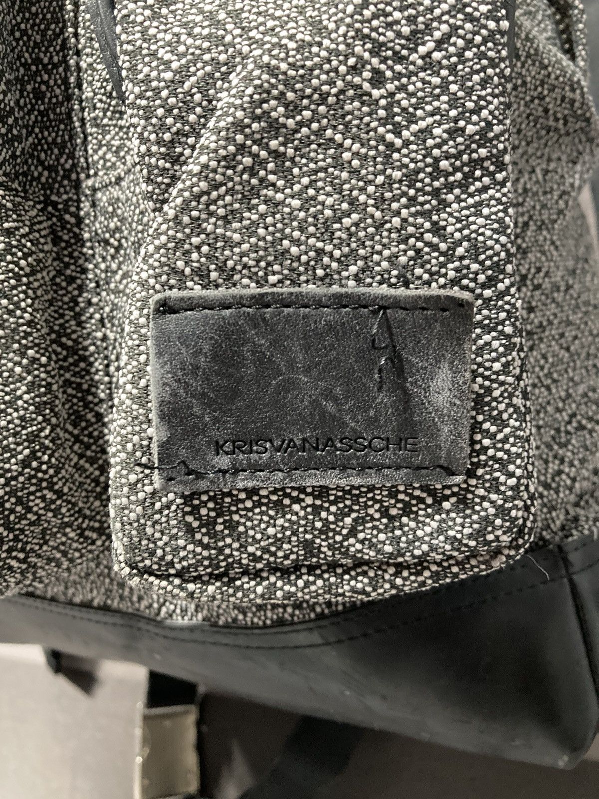 Kris Van Assche FW13 Light Gray Melange Backpack Size ONE SIZE - 6 Thumbnail