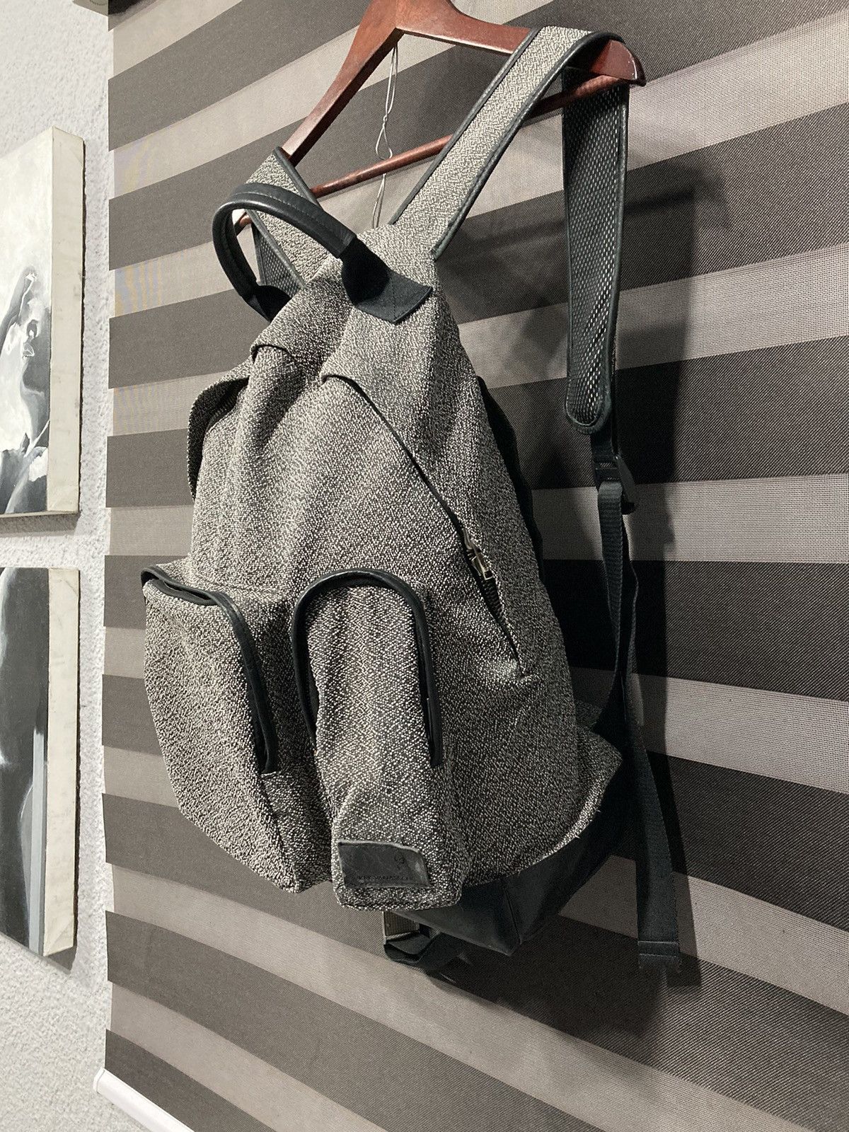Kris Van Assche FW13 Light Gray Melange Backpack Size ONE SIZE - 5 Thumbnail